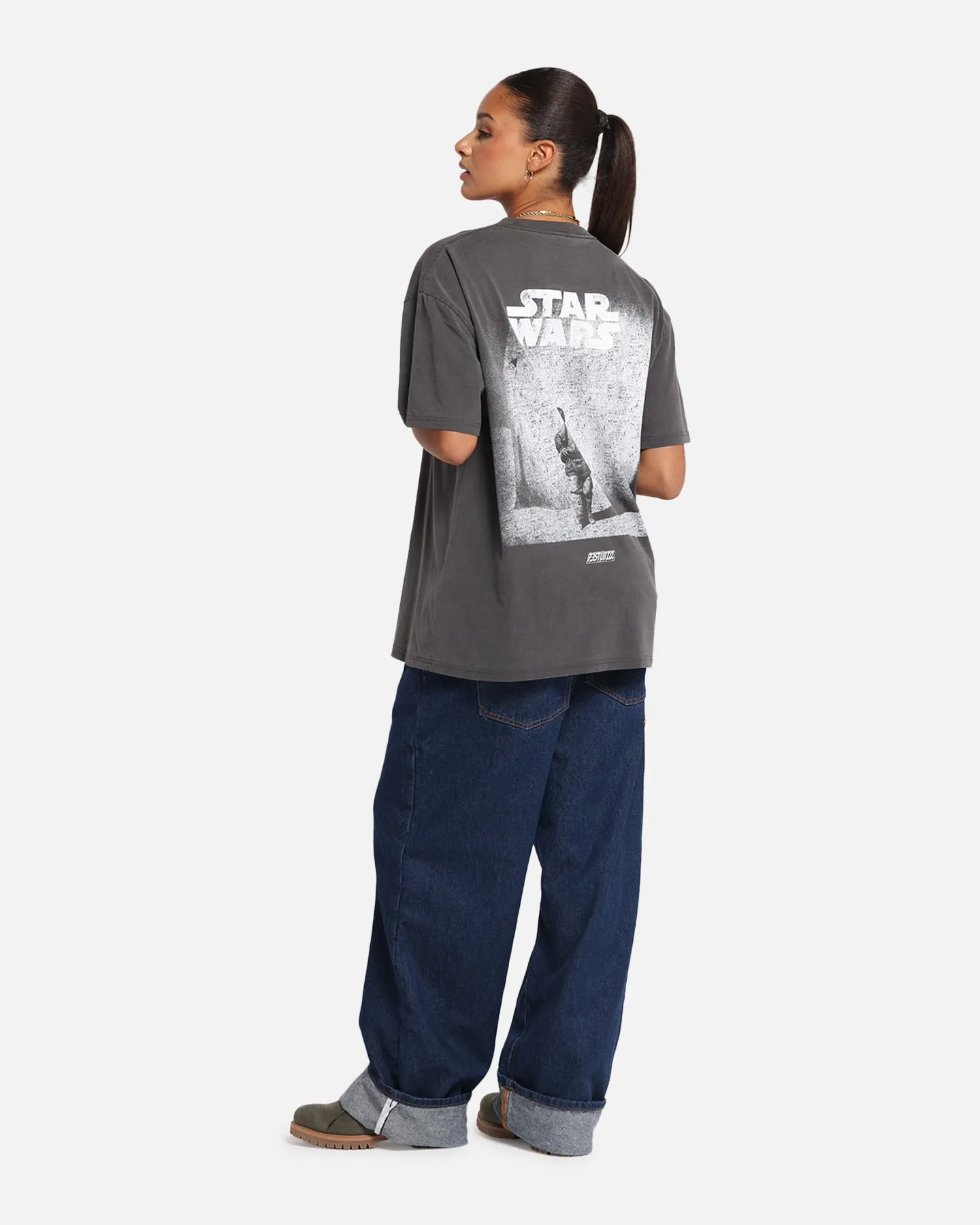73 Studio Star Wars Anakin The Boy Vintage T-Shirt Black Wash
