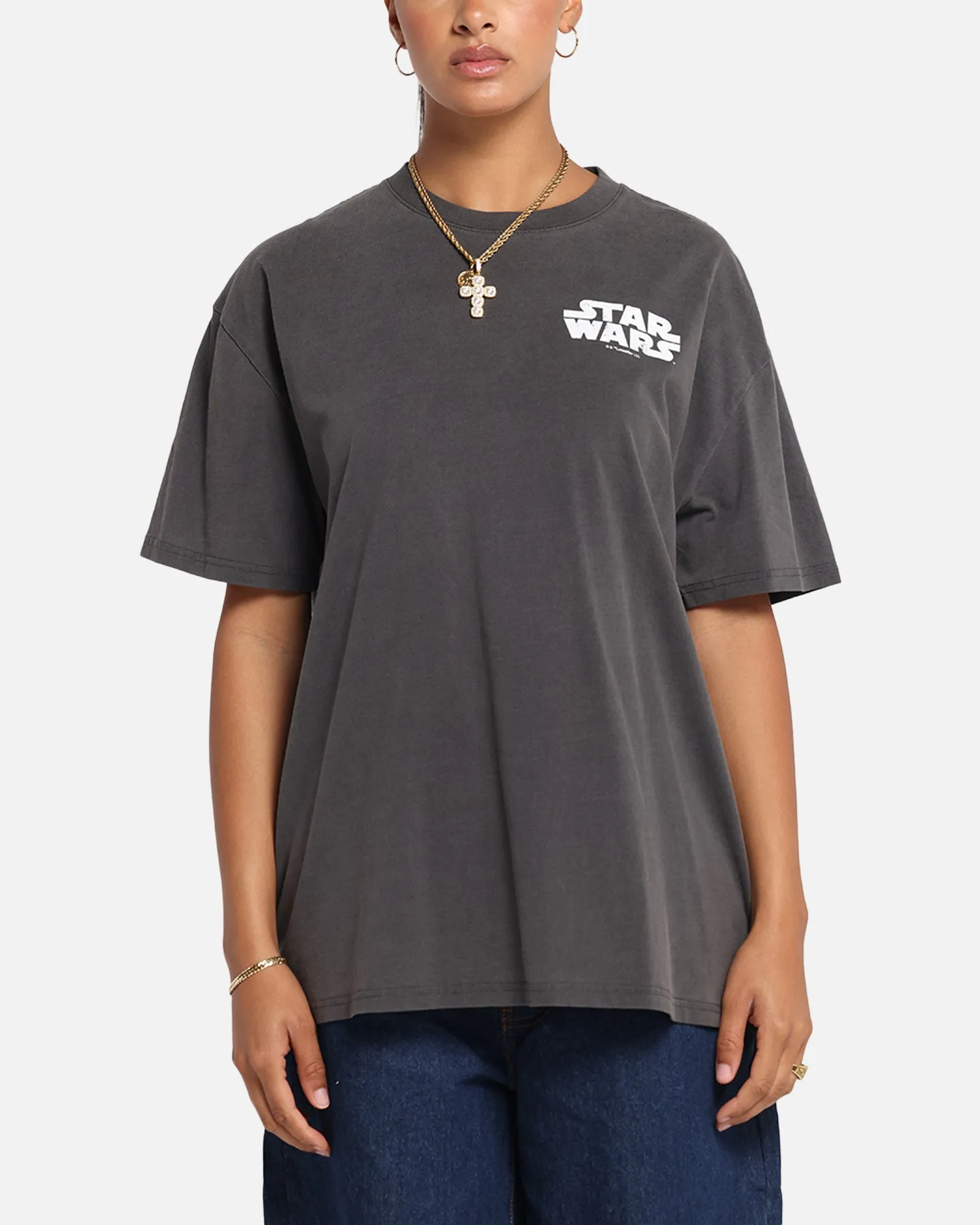73 Studio Star Wars Anakin The Boy Vintage T-Shirt Black Wash