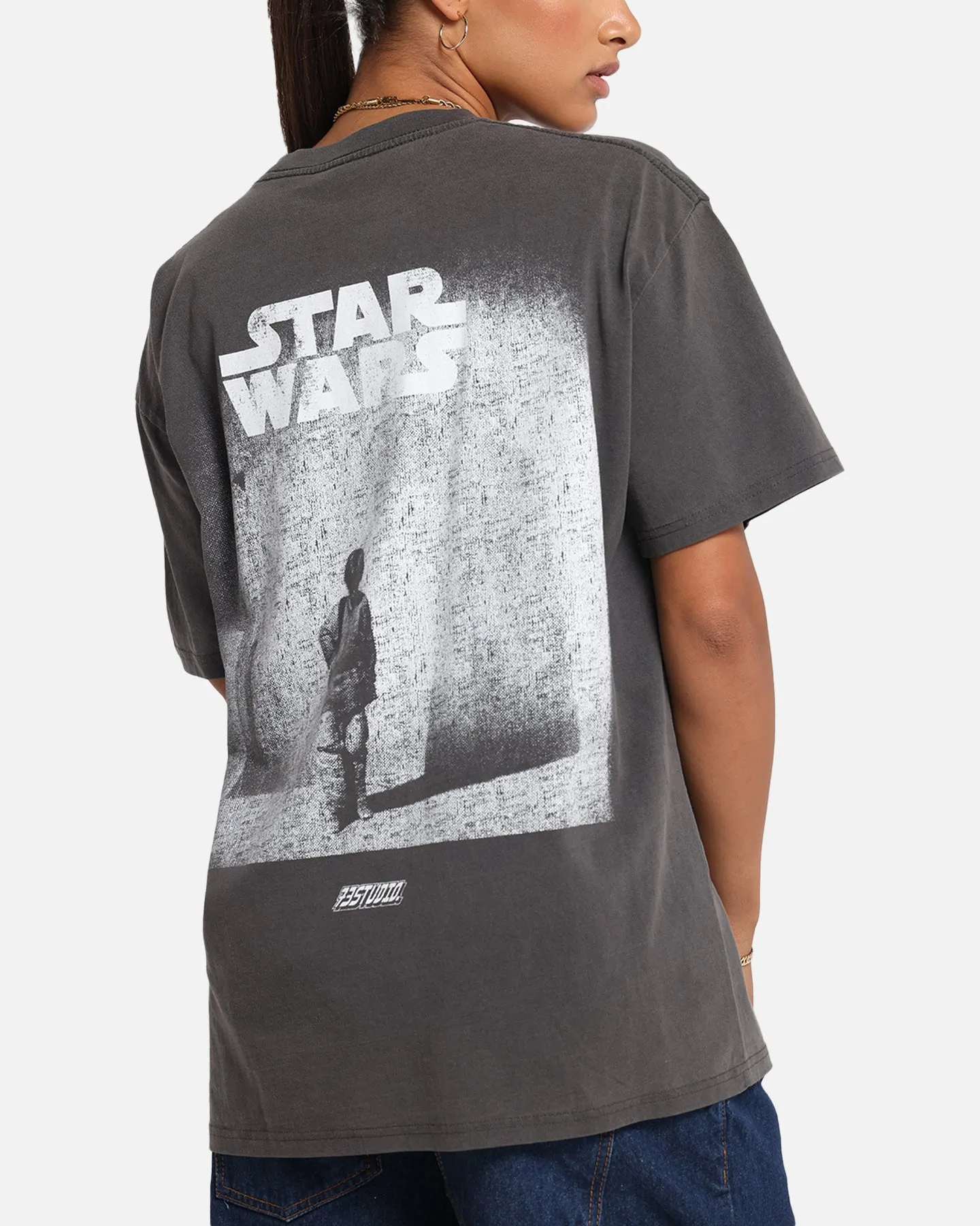 73 Studio Star Wars Anakin The Boy Vintage T-Shirt Black Wash