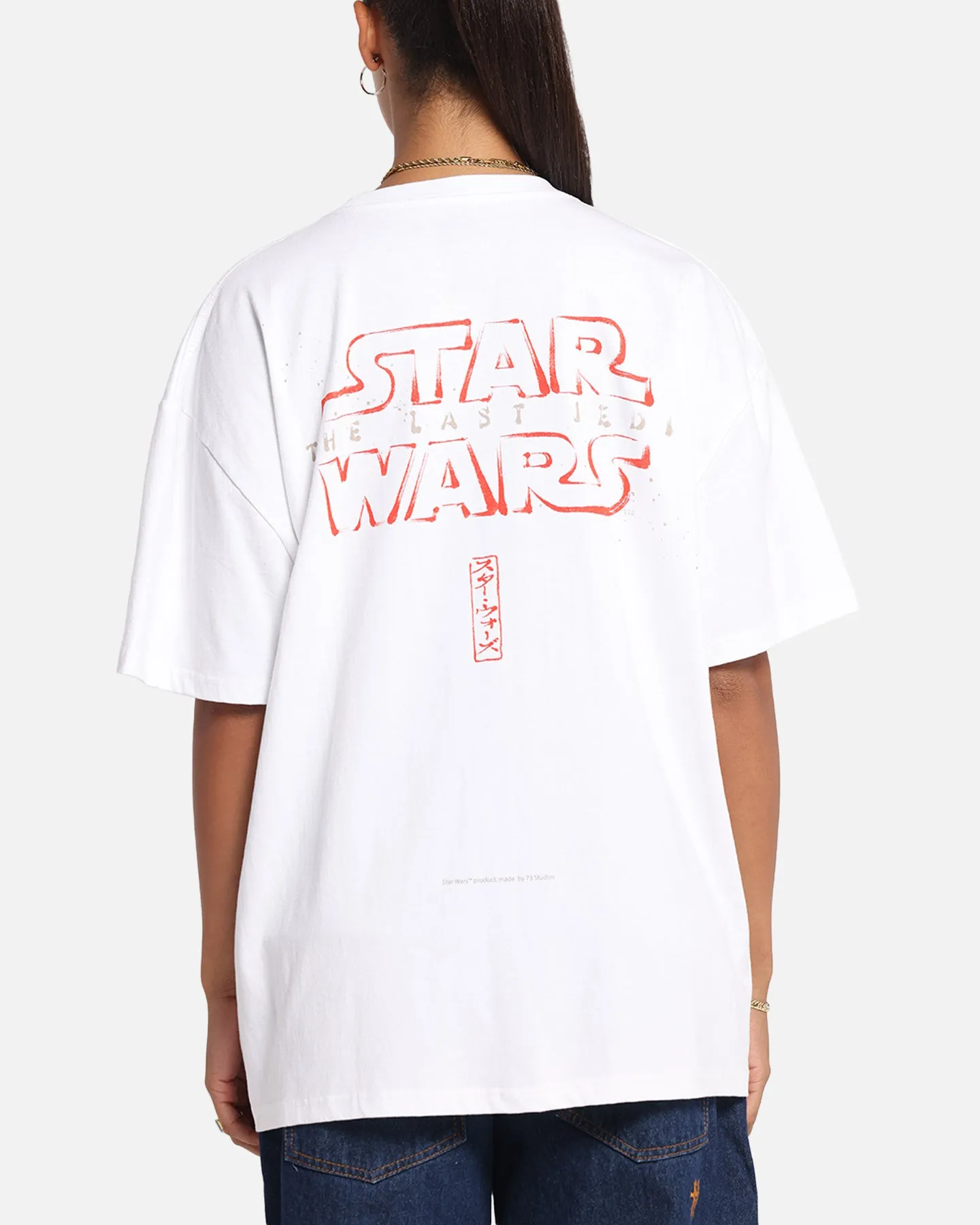 73 Studio Star Wars Takumi Last Jedi Vintage T-Shirt White