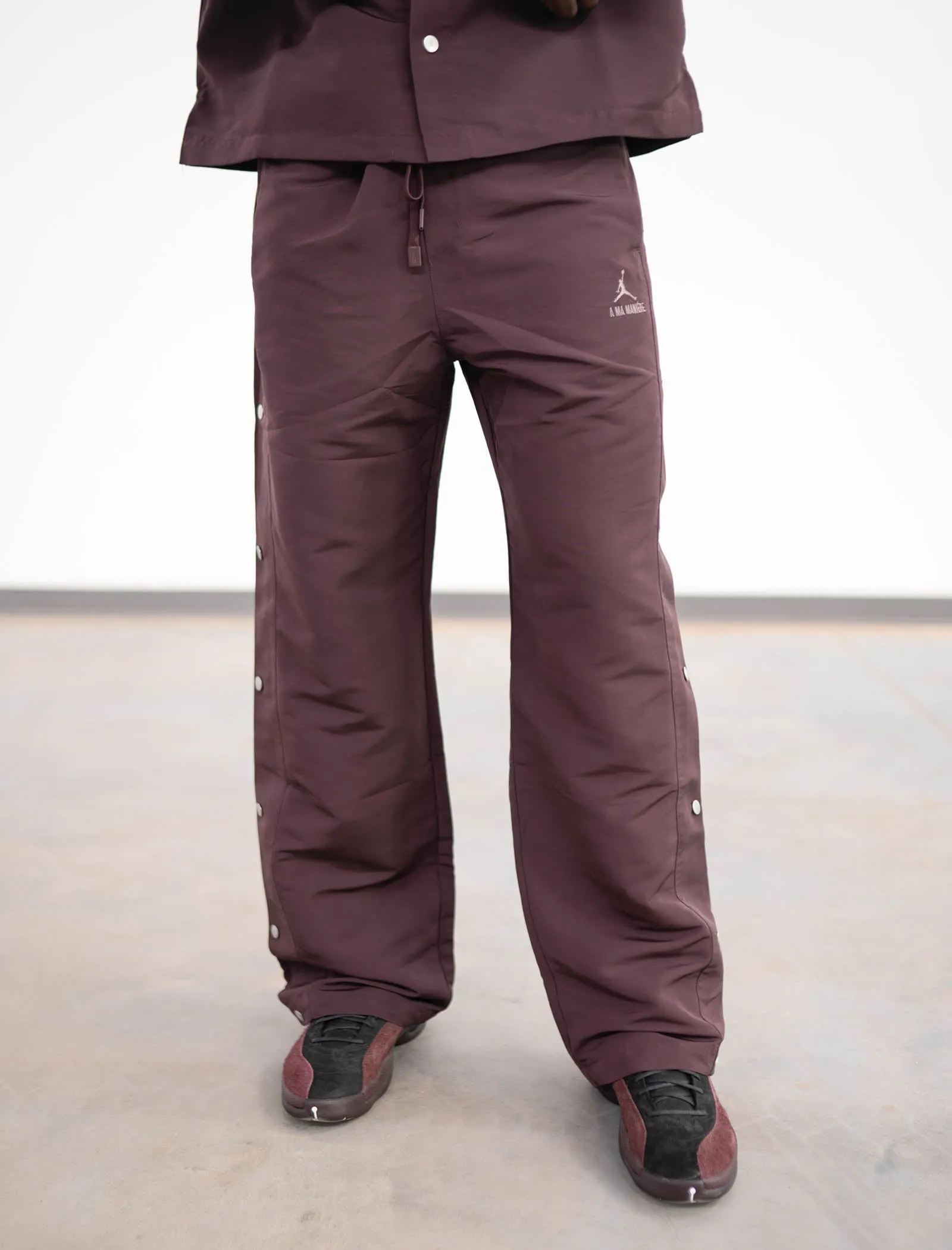 A MA MANIRE X JORDAN BRAND SNAP TRACK PANTS