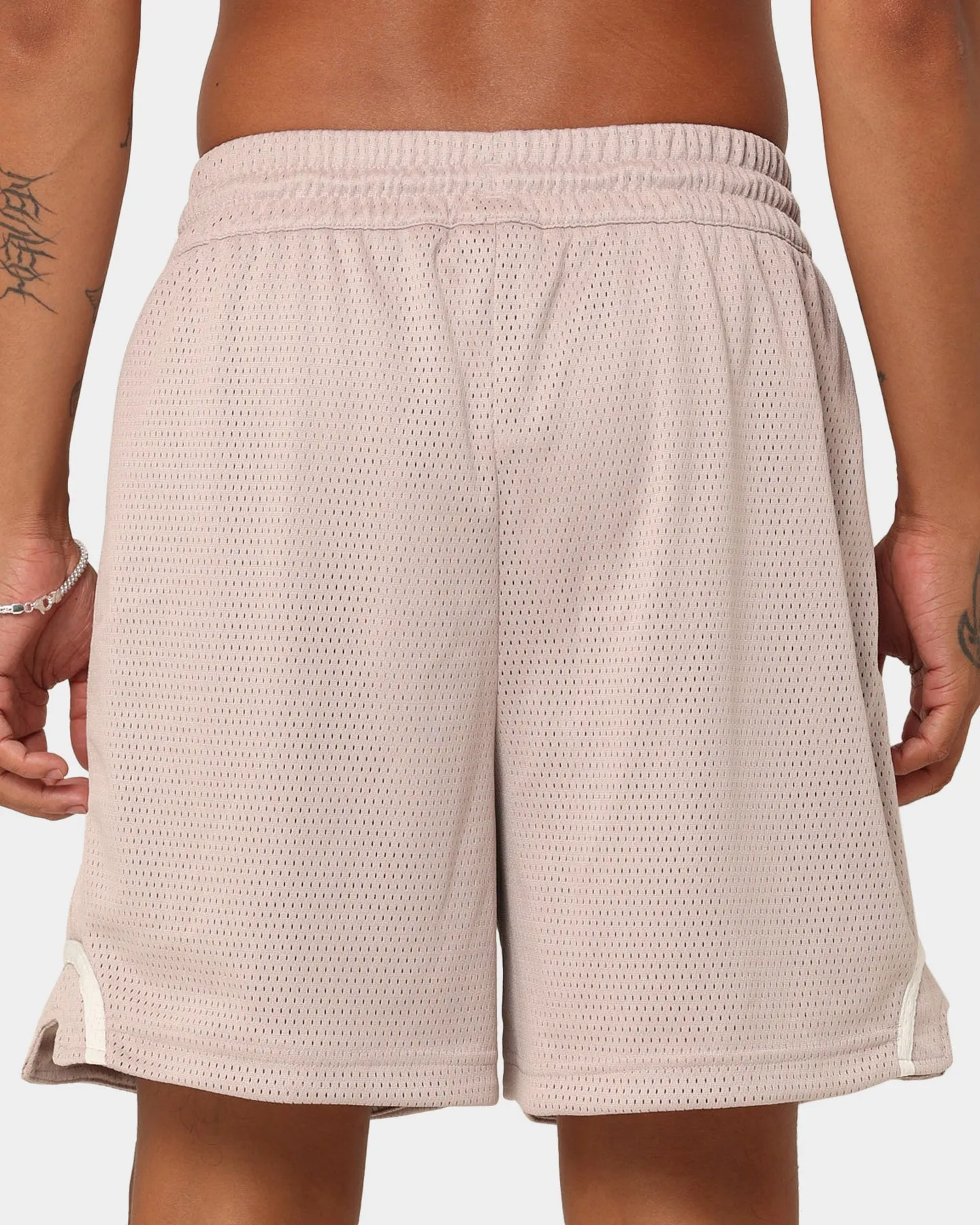 Adidas Basketball Mesh Shorts Wonder Taupe/Off White