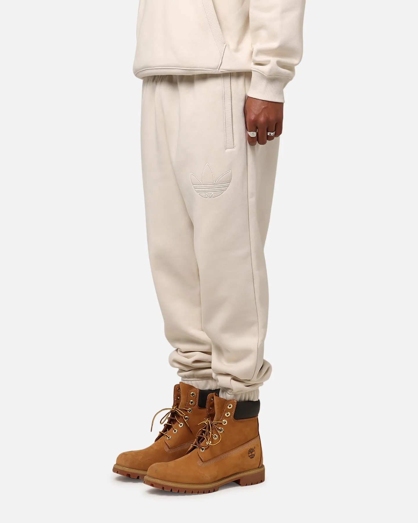 Adidas Originals 70's Fleece Joggers Wonder White