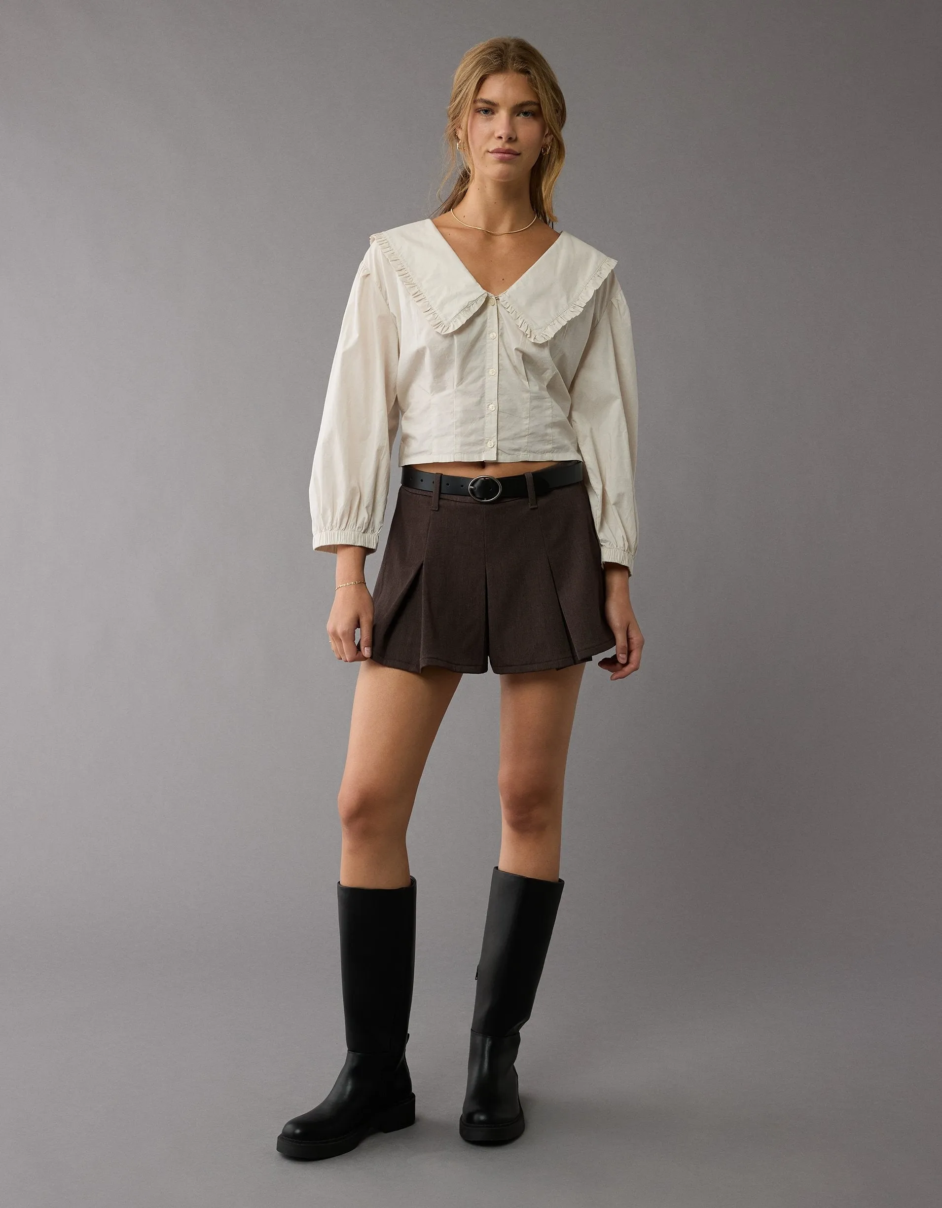 AE Pleated Mini Short