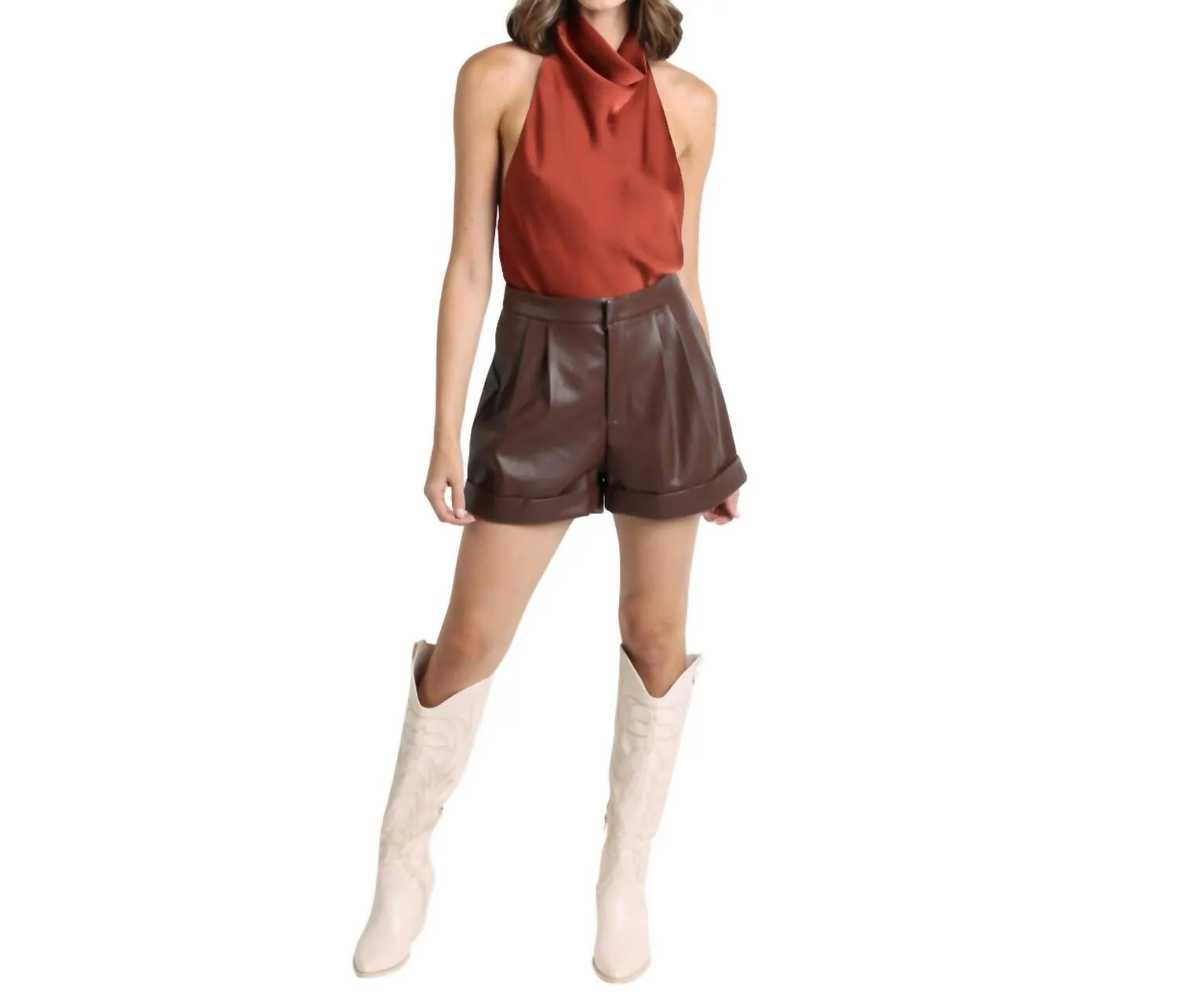 Alice Shorts In Brown