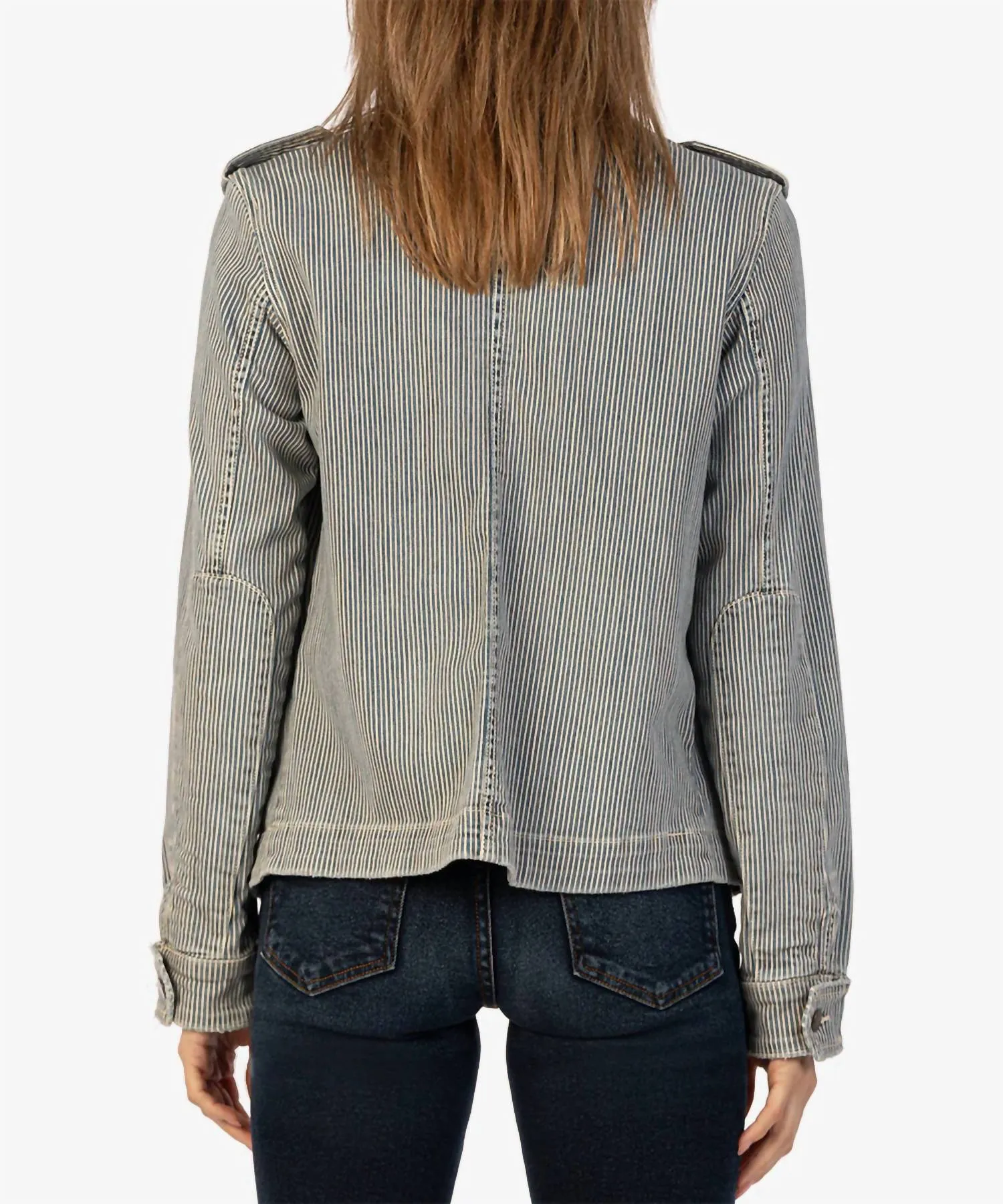 Amanda Stripe Jacket In Comfortable