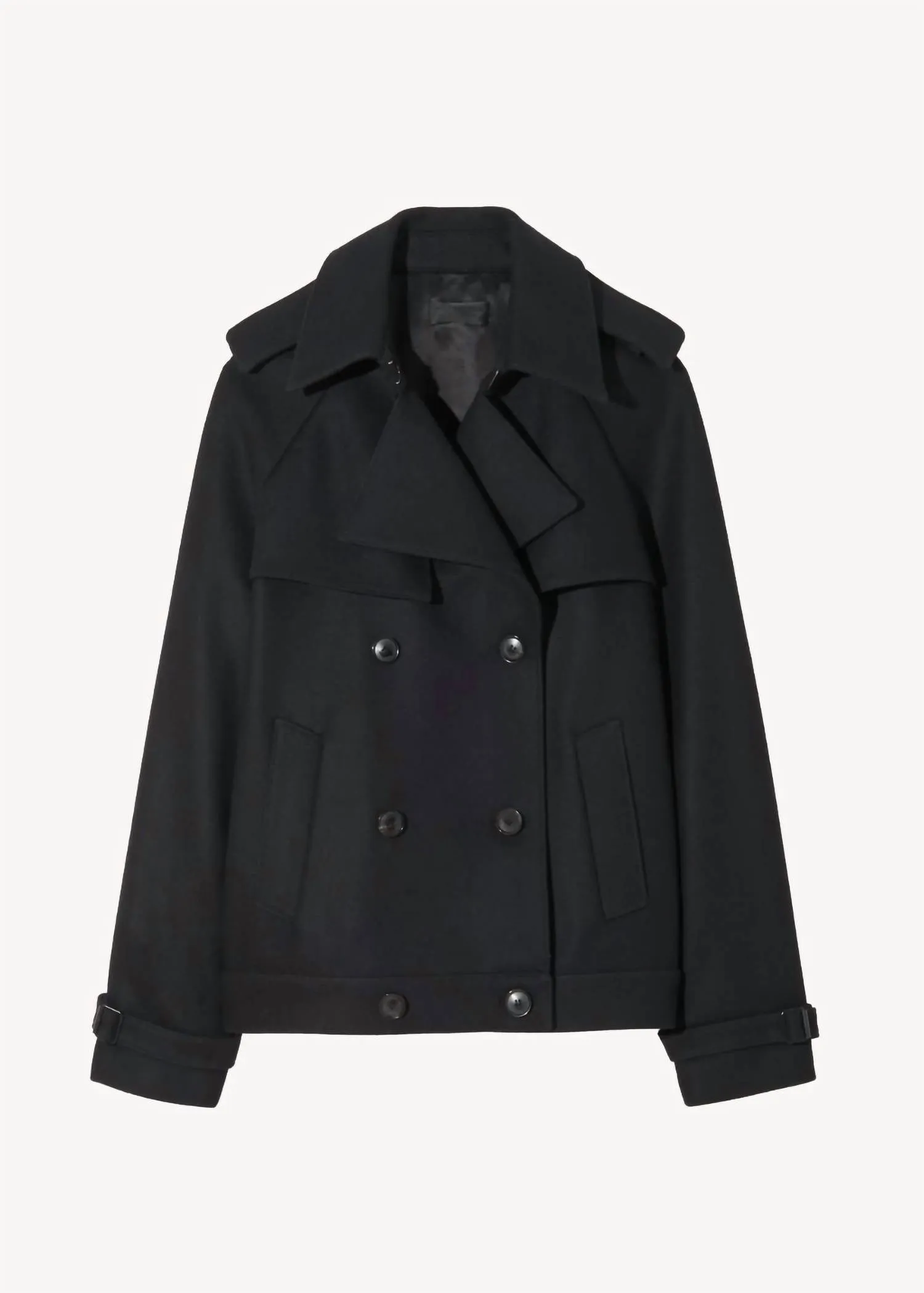Amaury Short Coat In Black