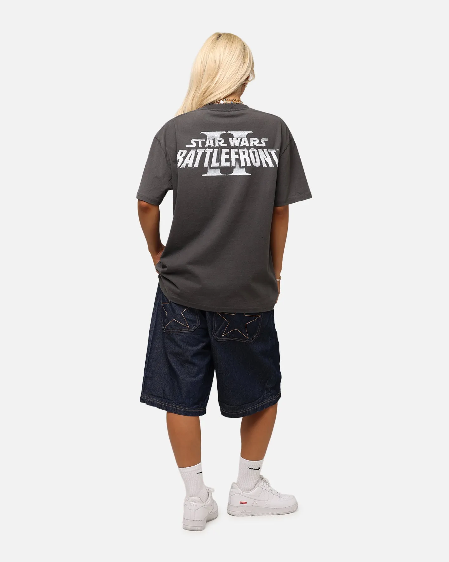 American Thrift Star Wars Battlefront 2 Heavy T-Shirt Black Wash