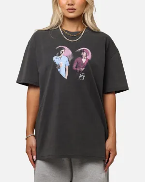 American Thrift X Scott Pilgrim Ramona & Scott Heavy T-Shirt Black Wash