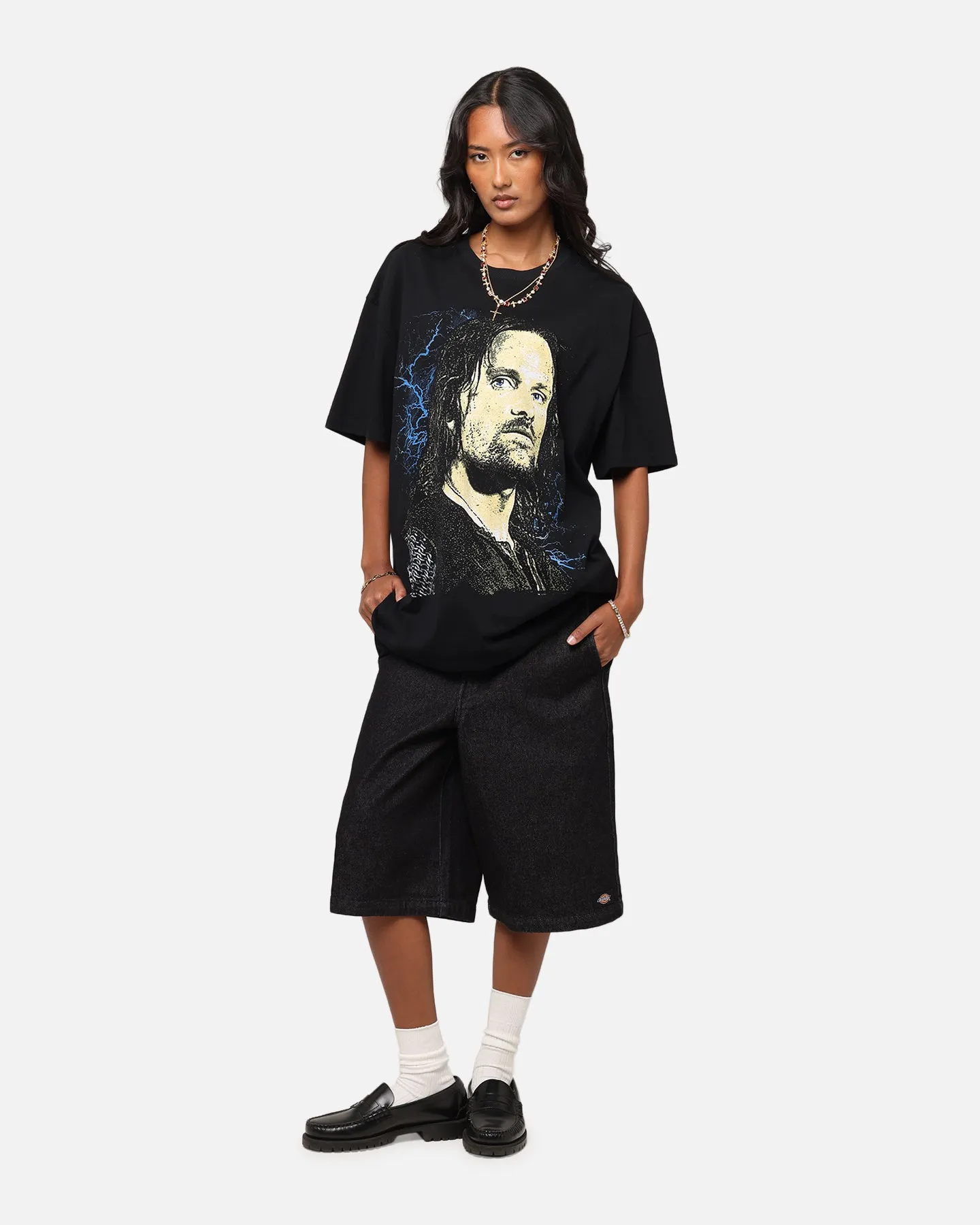 American Thrift X The Lord Of The Rings Aragorn Heavy T-Shirt Black
