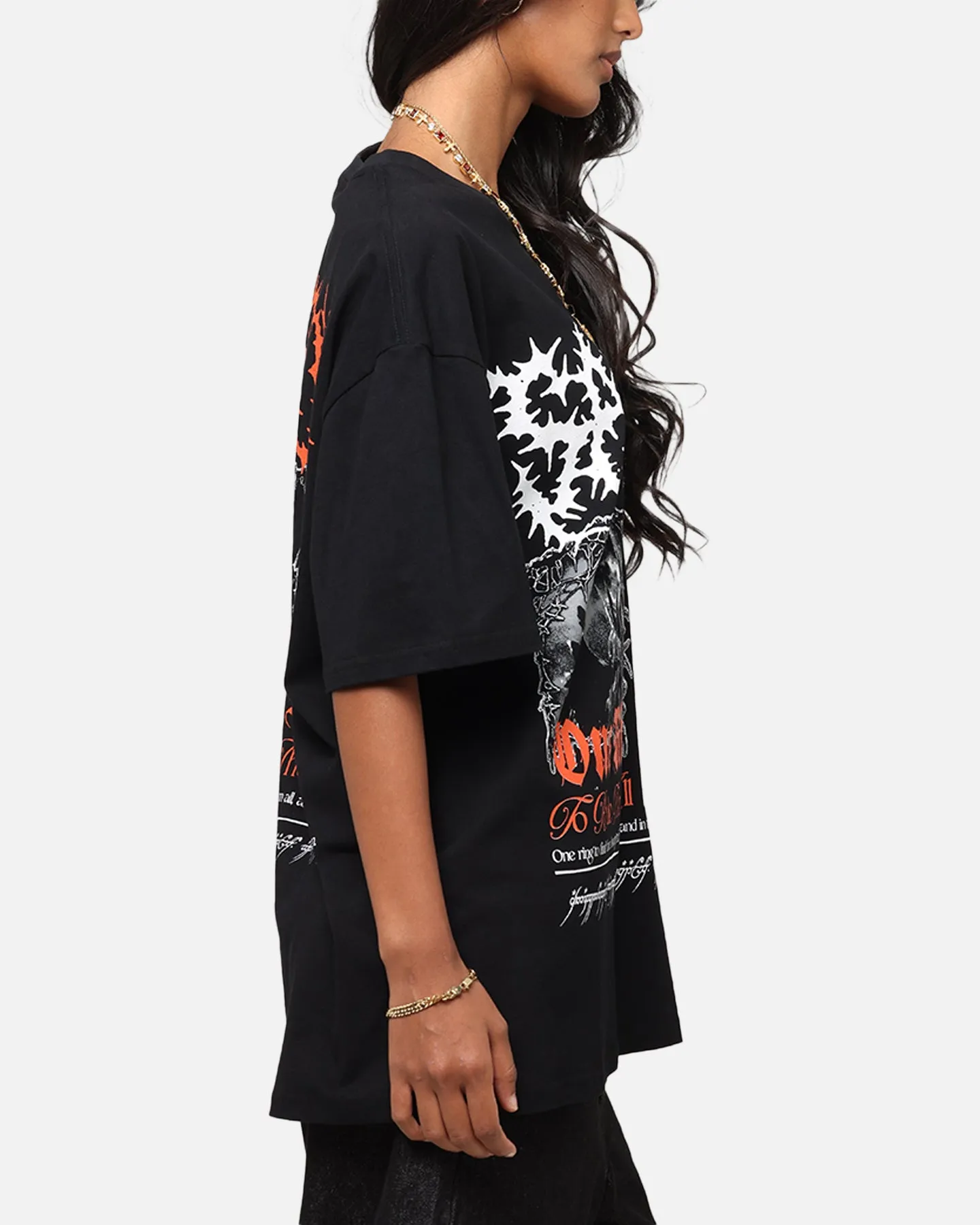 American Thrift X The Lord Of The Rings Sauron Heavy T-Shirt Black