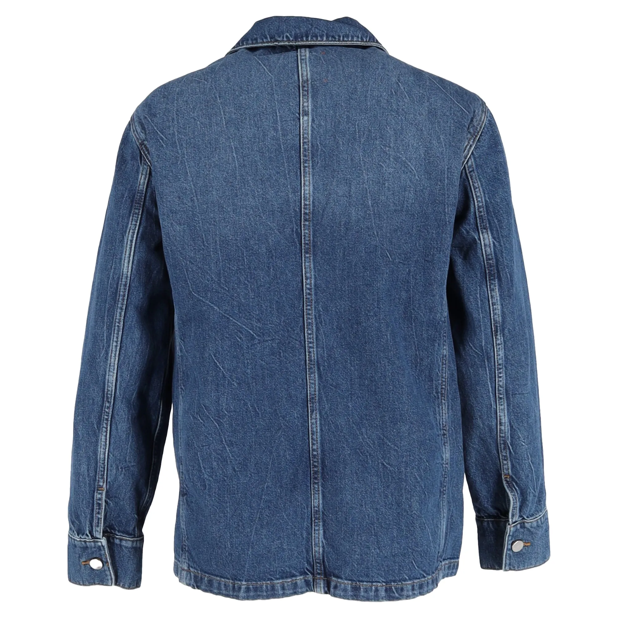 Anine Bing Alden Denim Jacket in Blue Cotton
