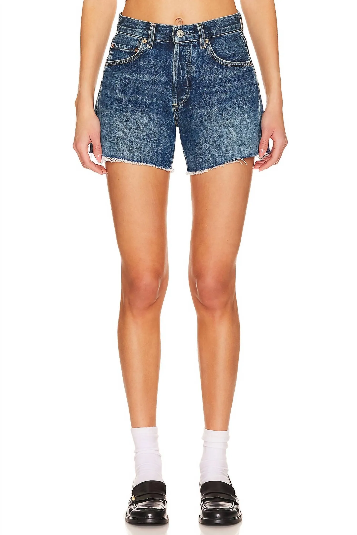 Annabelle Long Vintage Relaxed Short In Yves