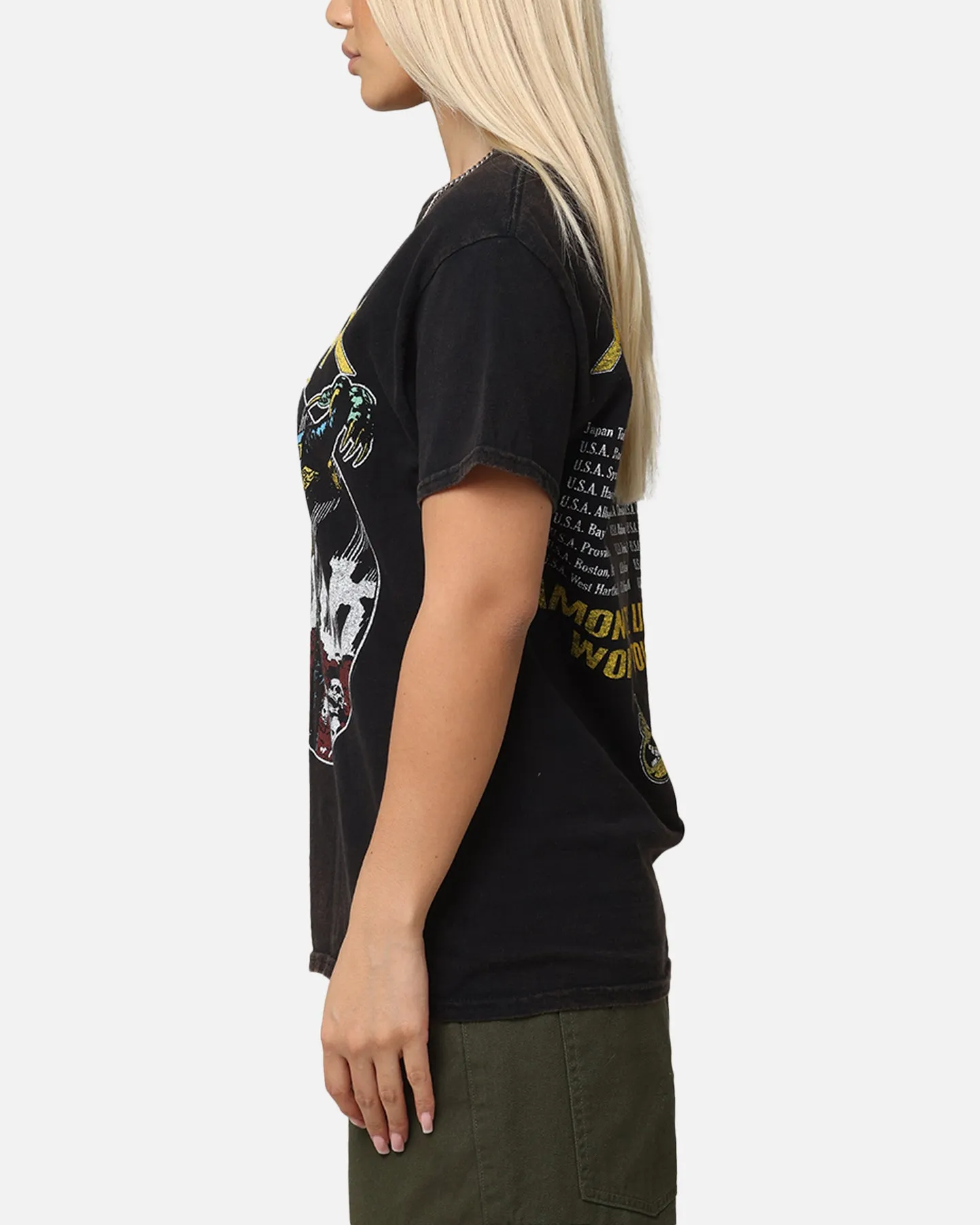 Anthrax ATL World Tour T-Shirt Black Vintage