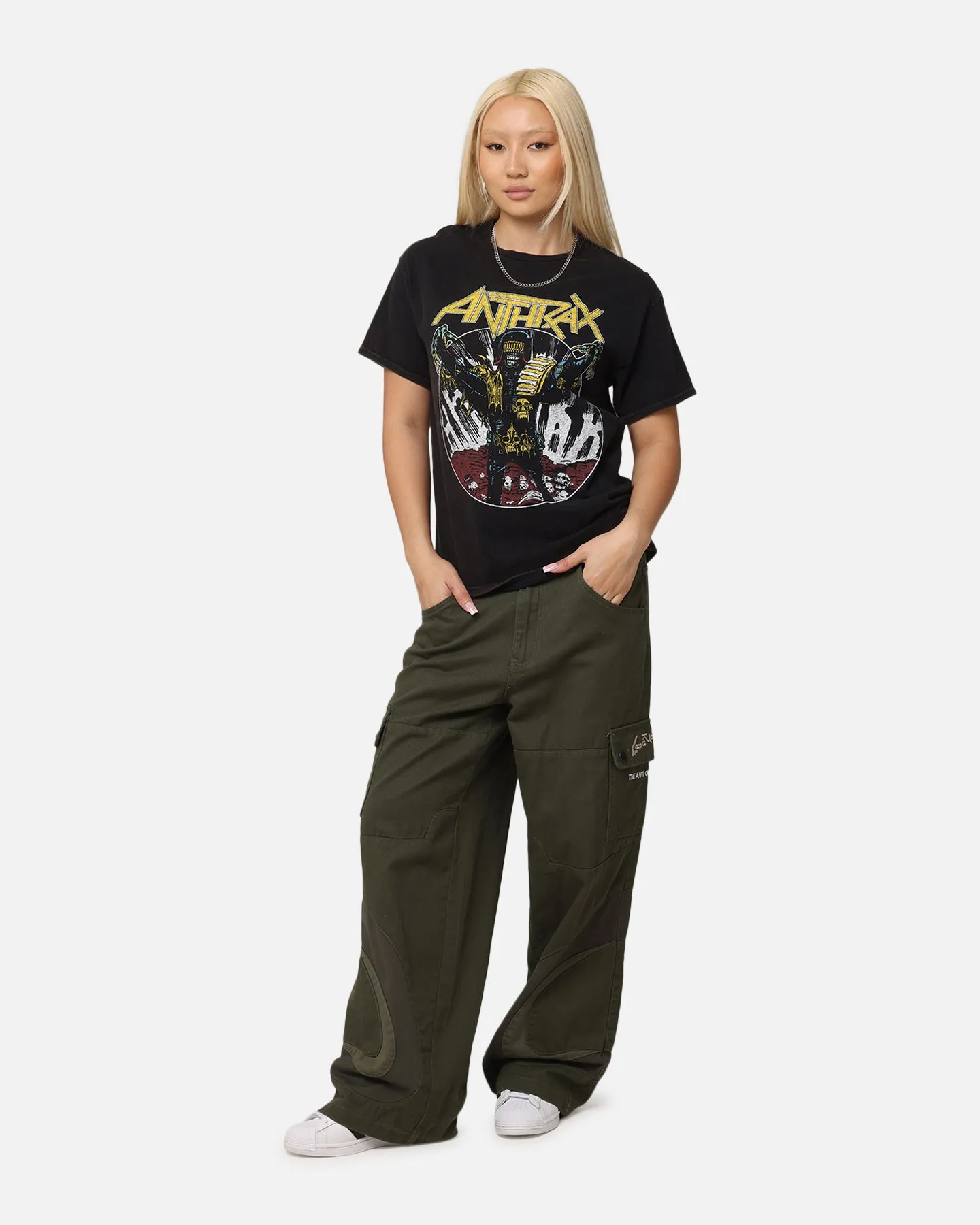 Anthrax ATL World Tour T-Shirt Black Vintage