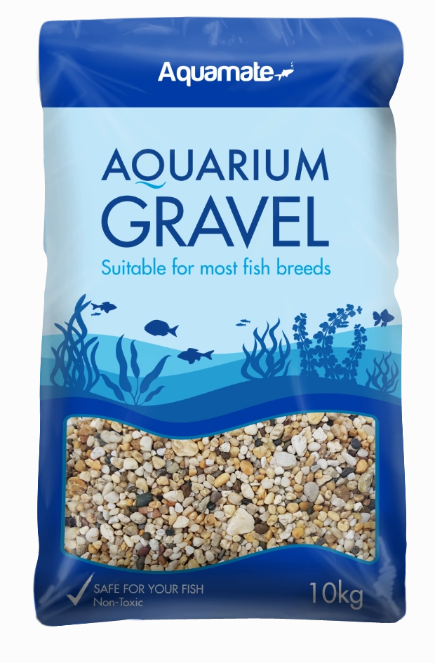 Aquamate - Natural Gravel 10kg (Gold)