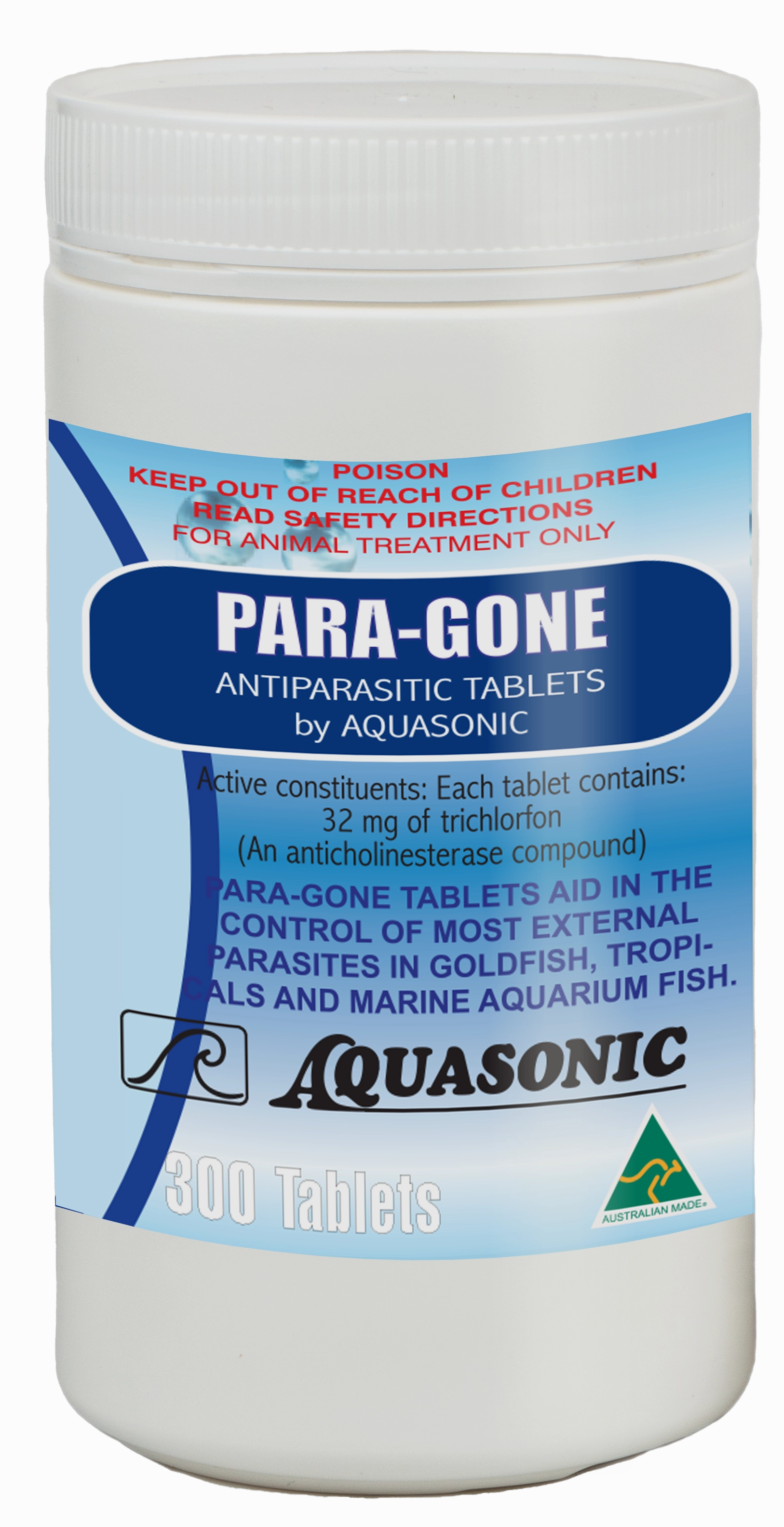 Aquasonic - Para-Gone (300 tablets)