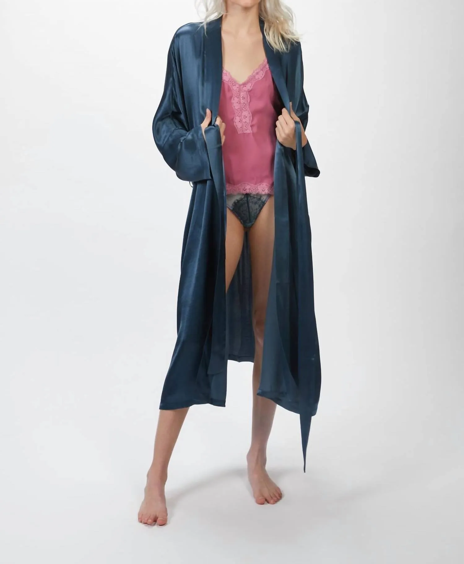 Athens Robe In Petrol
