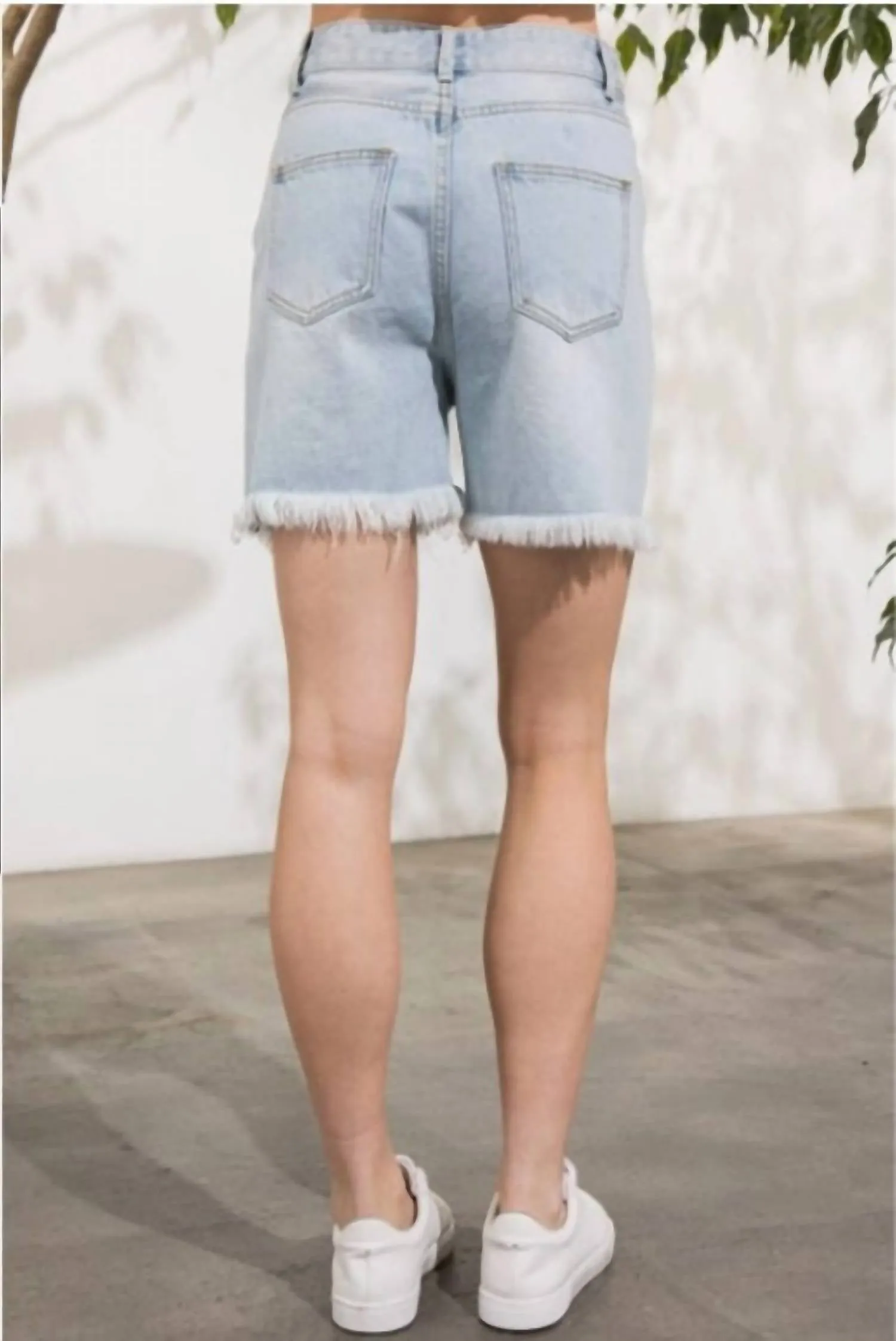 Bermuda Shorts In Vintage Blue