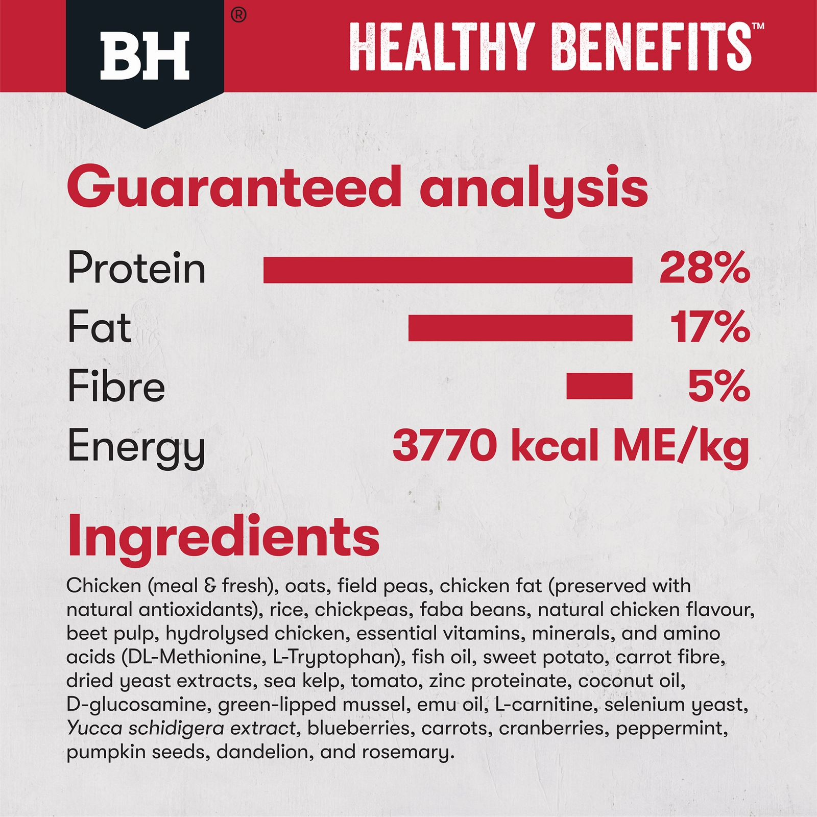 Black Hawk Healthy Benefits Dog Food Adult Joints & Muscles