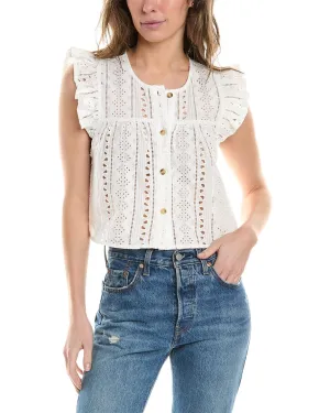 Blank NYC Eyelet Top