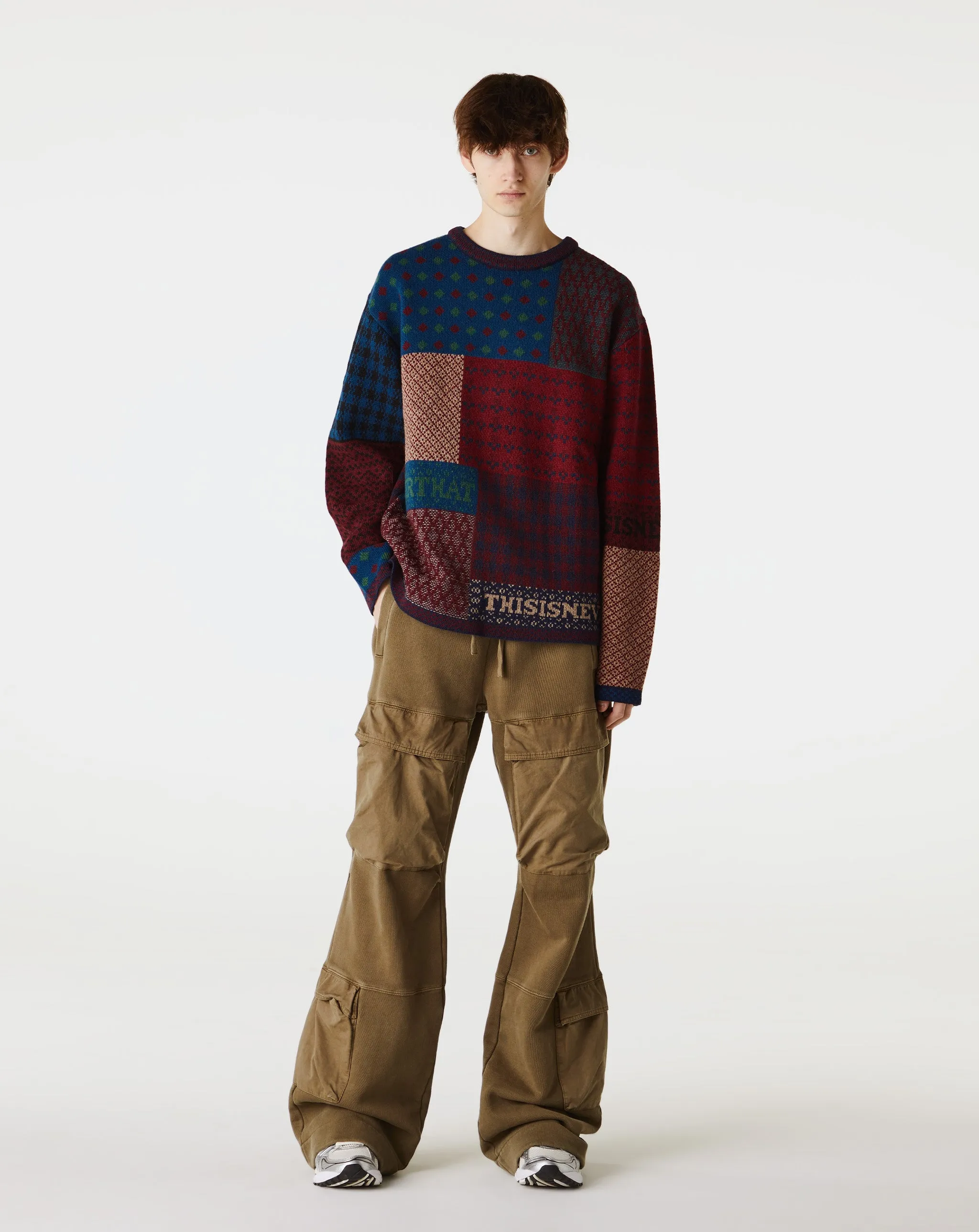 Block Knit Long Sleeve