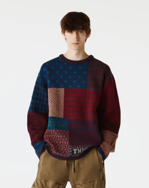 Block Knit Long Sleeve