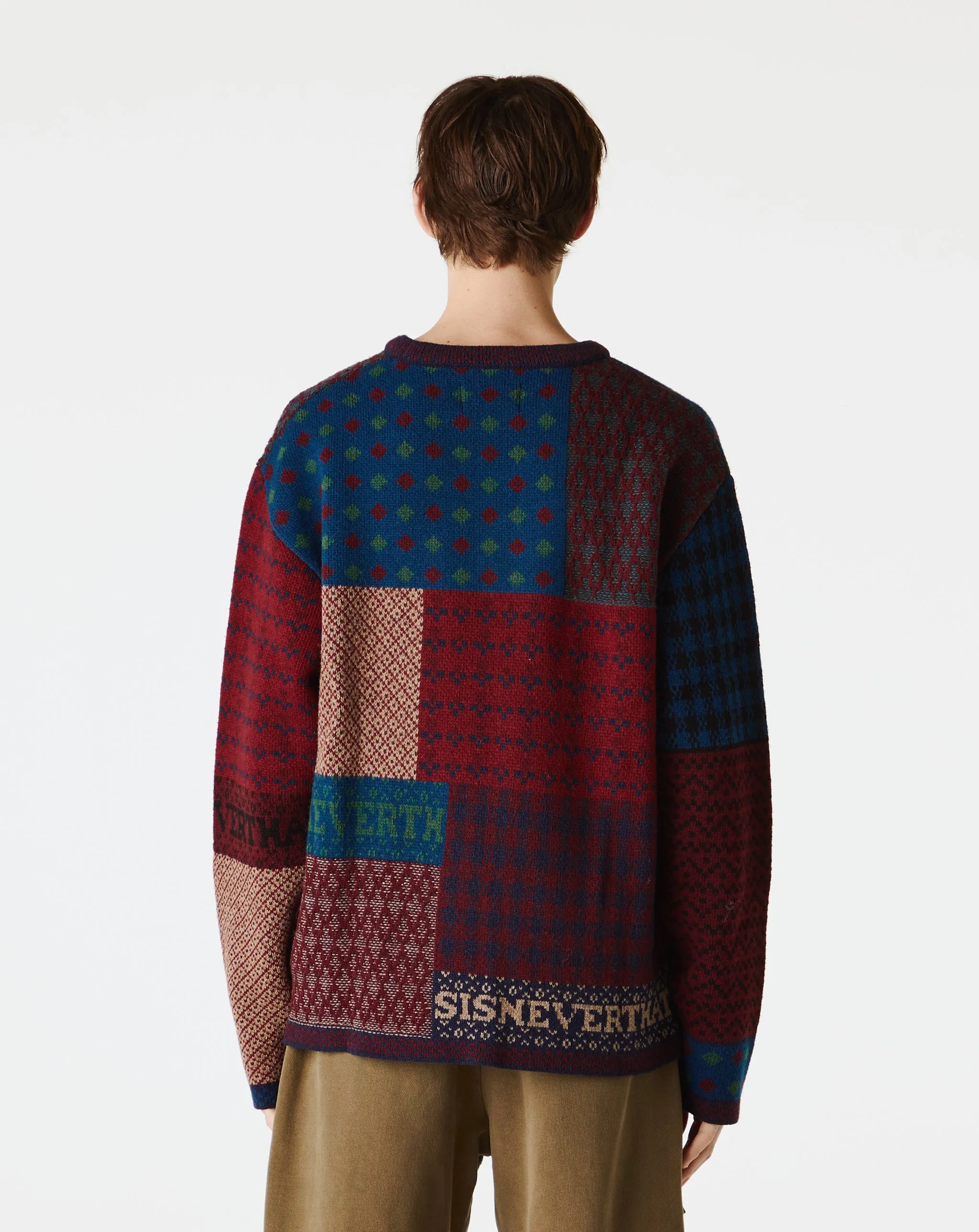 Block Knit Long Sleeve