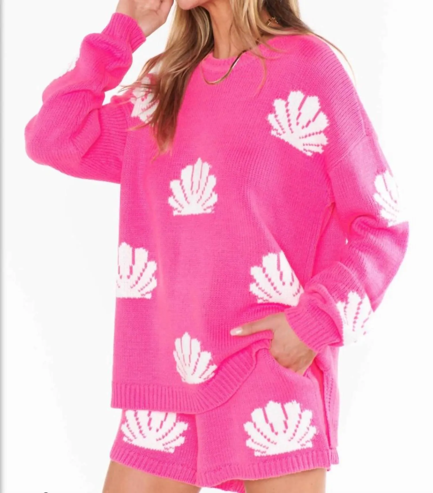 Boardwalk Short In Hot Pink Shell