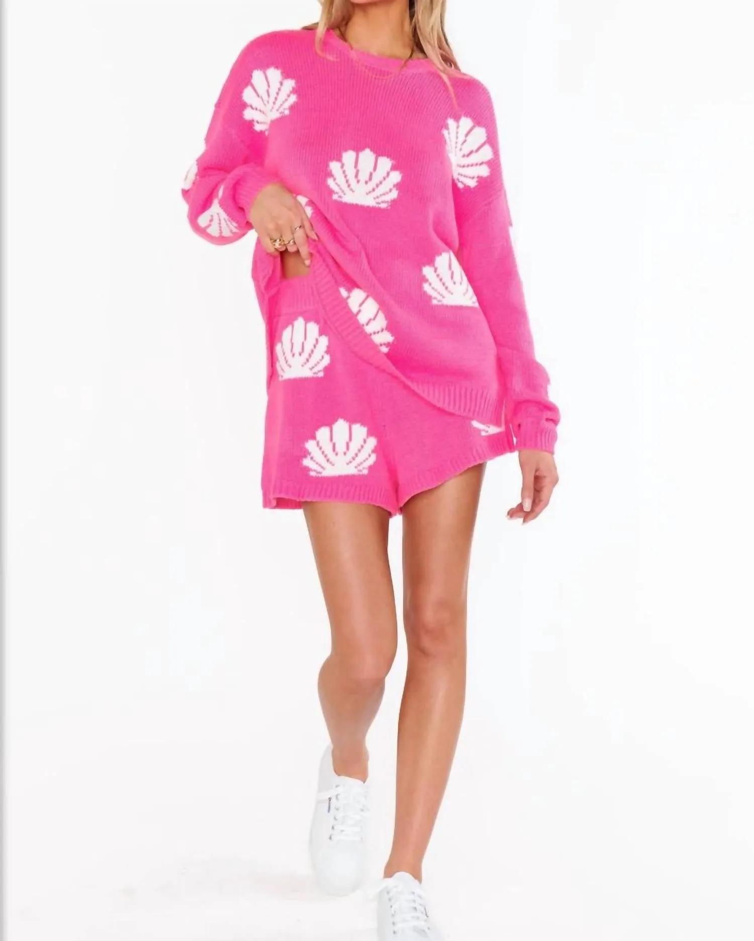 Boardwalk Short In Hot Pink Shell