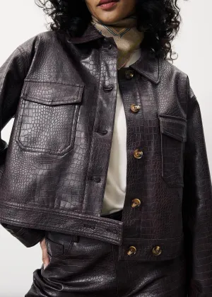 Calixa Jacket In Chocolate