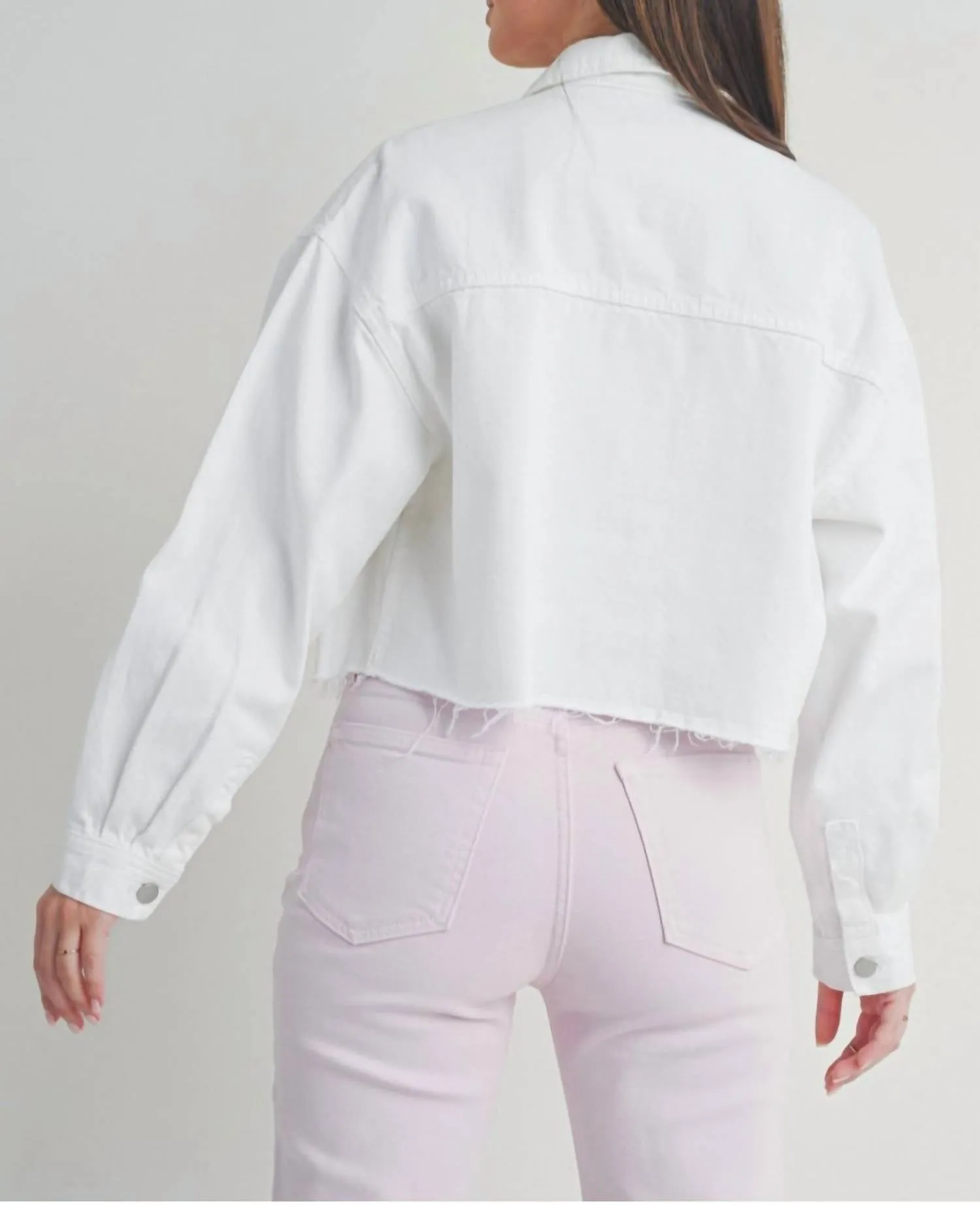 Cargo Jacket In White