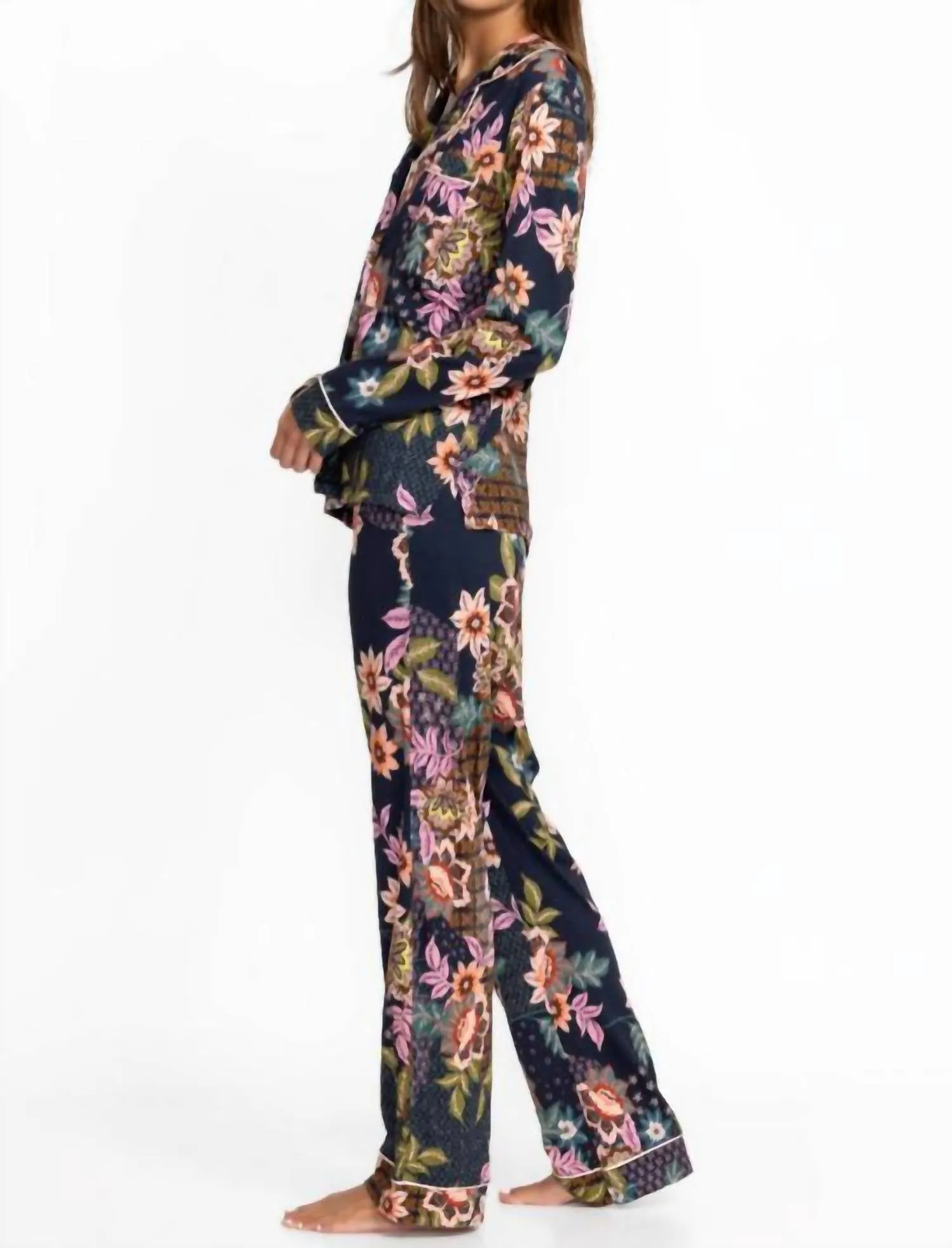 Carly Pajama Set In Delfino