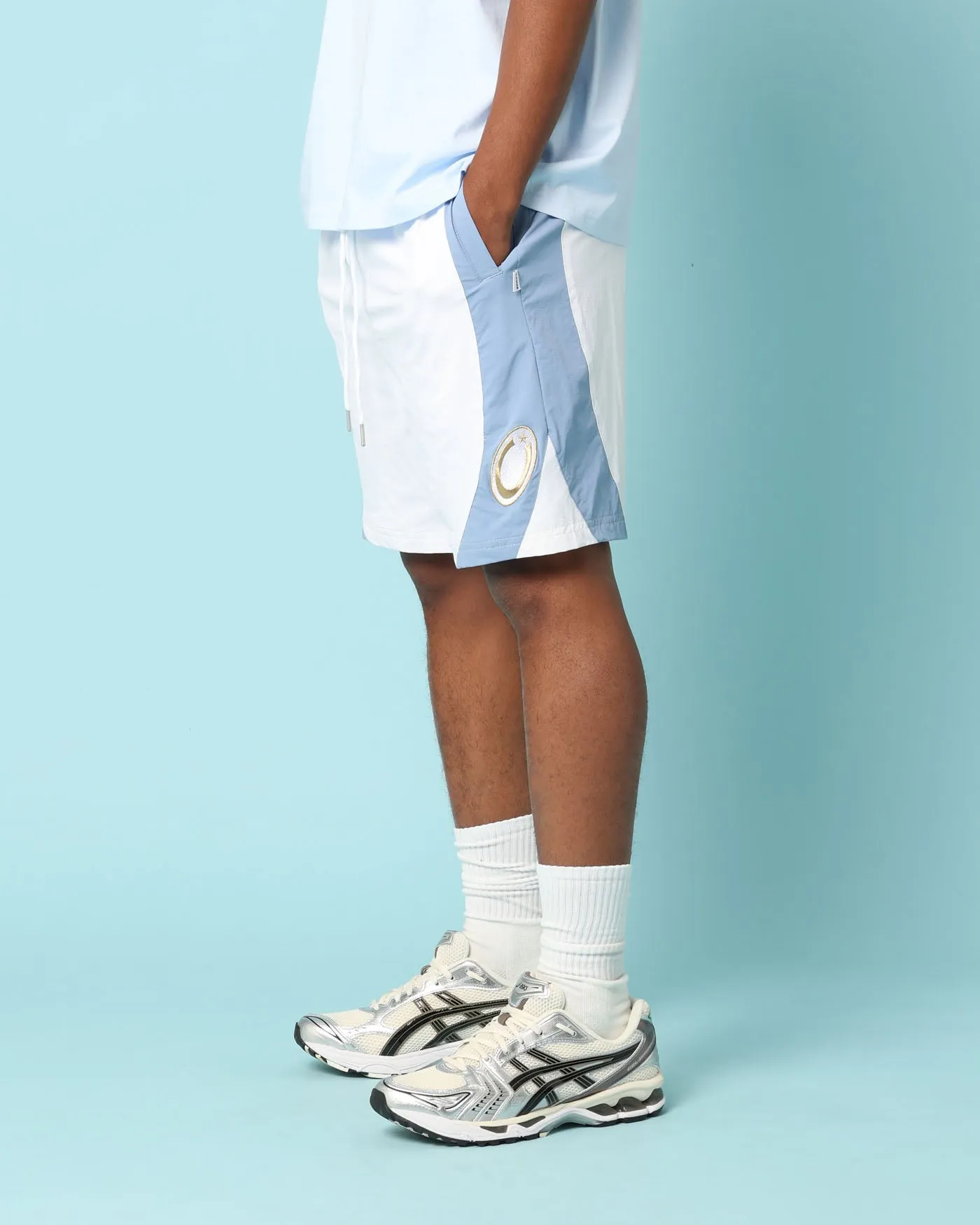 Carr C-Star Warm Up Shorts White