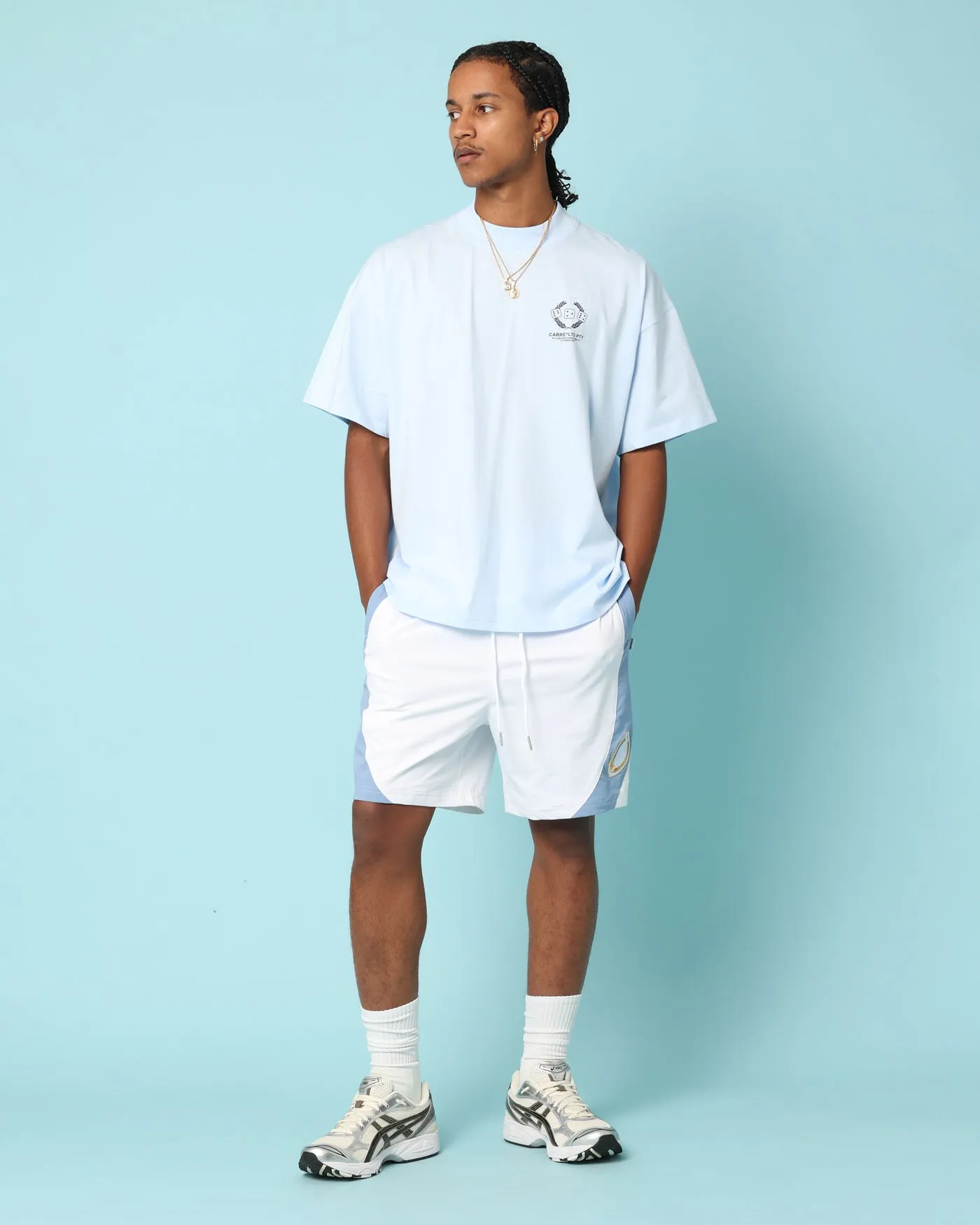 Carr C-Star Warm Up Shorts White