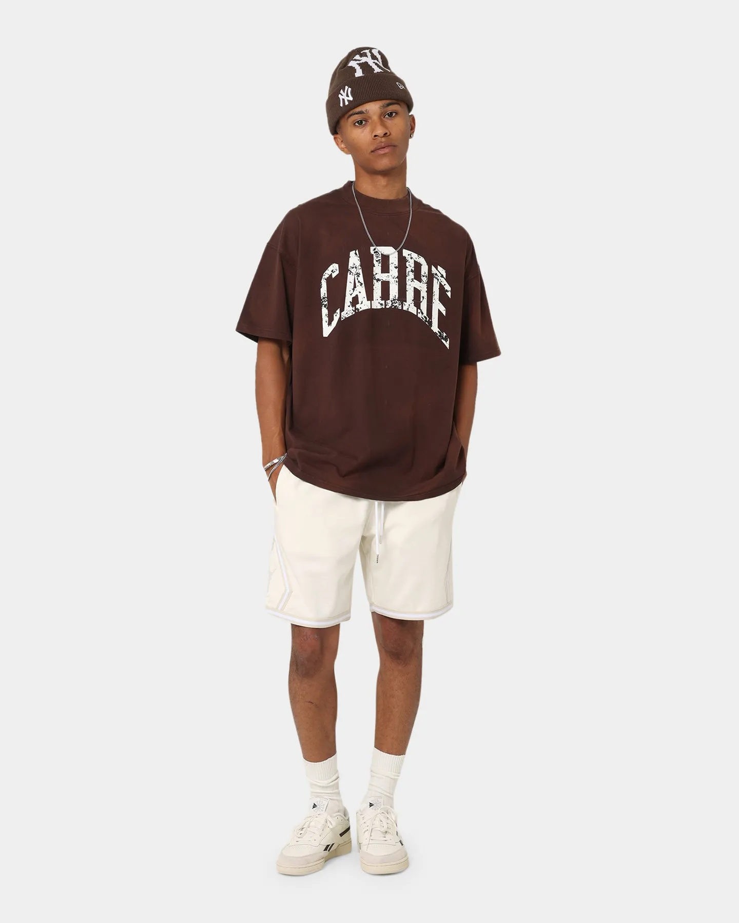 Carr Champs Fleece Ball Shorts Off White