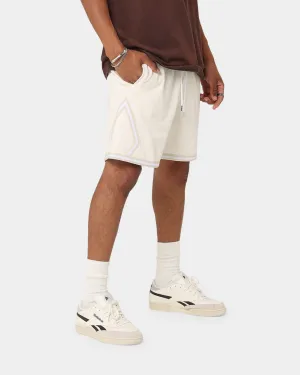 Carr Champs Fleece Ball Shorts Off White
