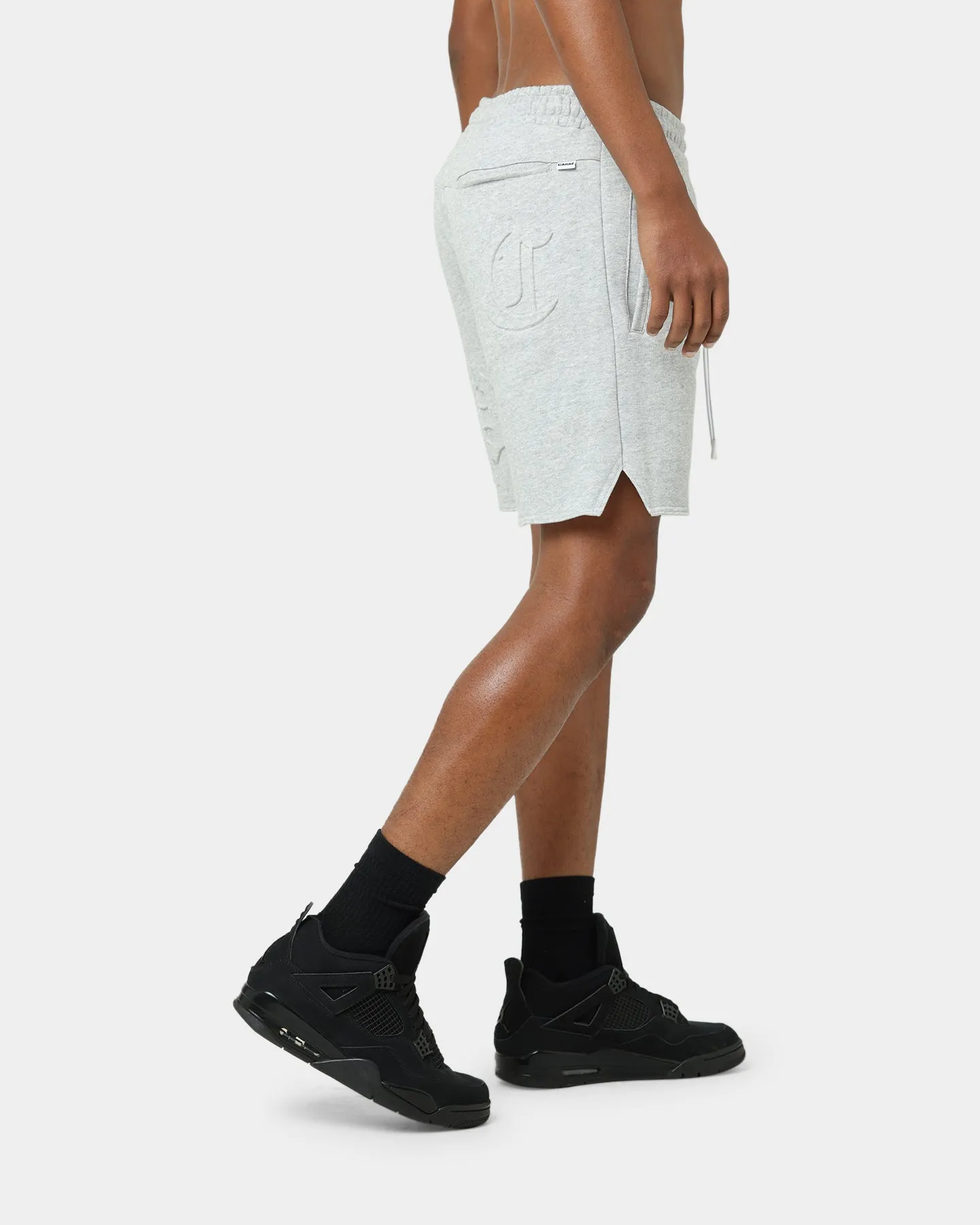 Carr CP Sweat Shorts Grey Marle
