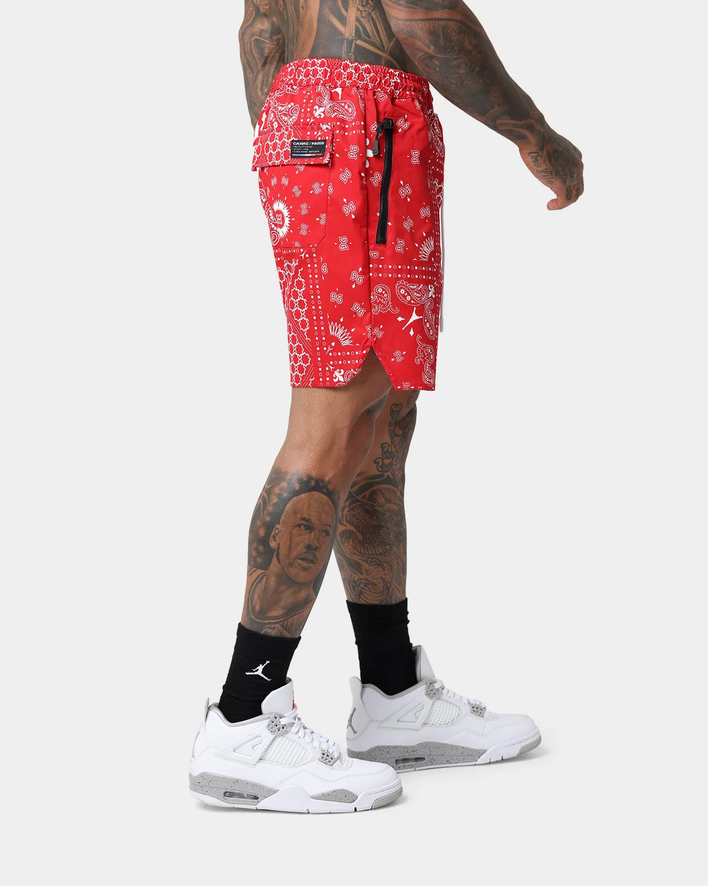 Carre Bandana Ultra LP Shorts Red