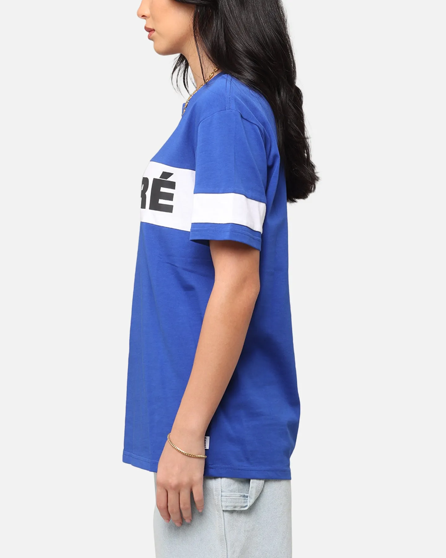 Carre Bars T-Shirt Royal/White
