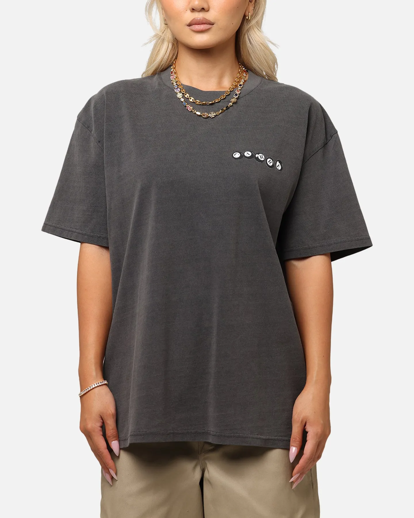 Carre Break T-Shirt Black Wash
