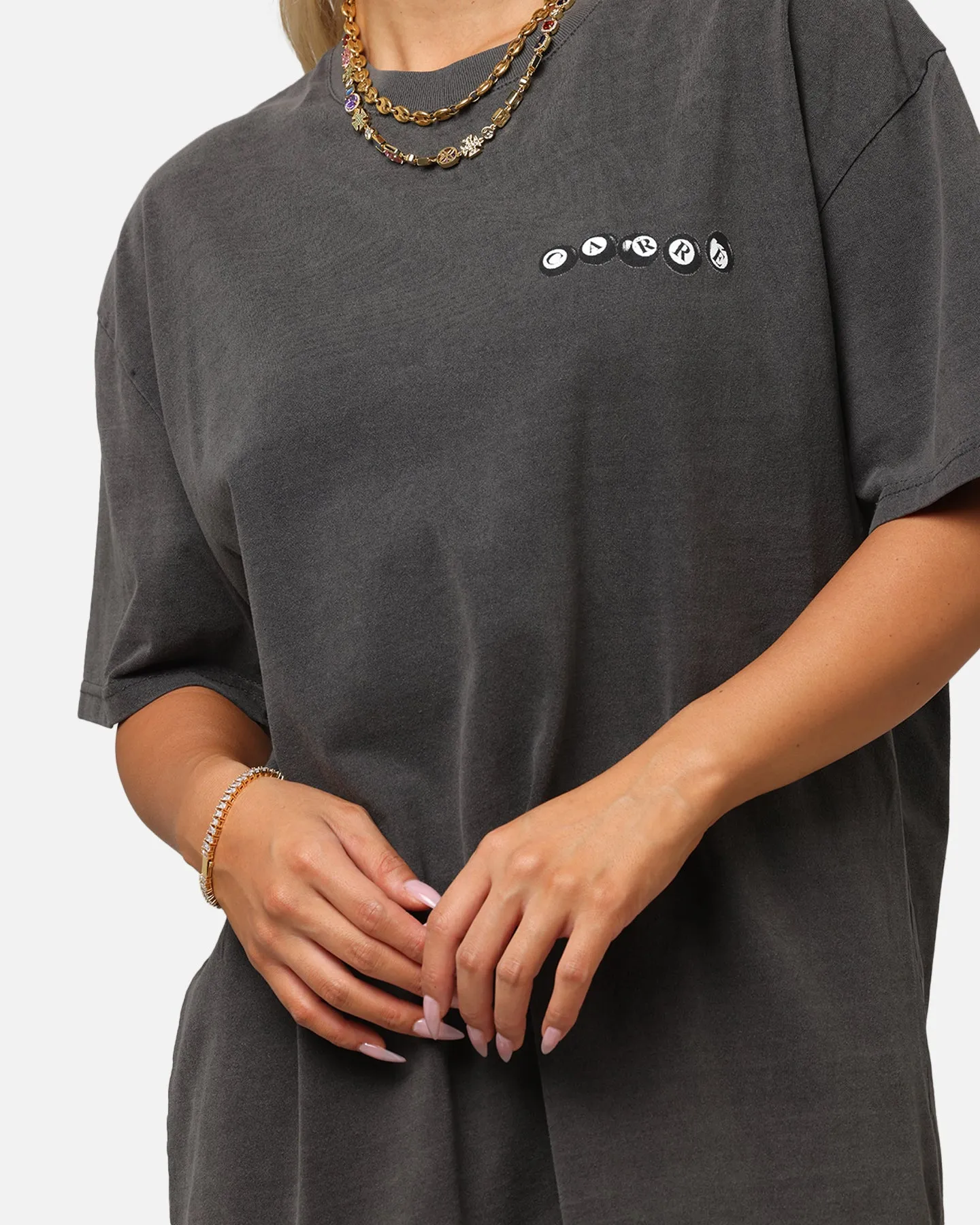 Carre Break T-Shirt Black Wash