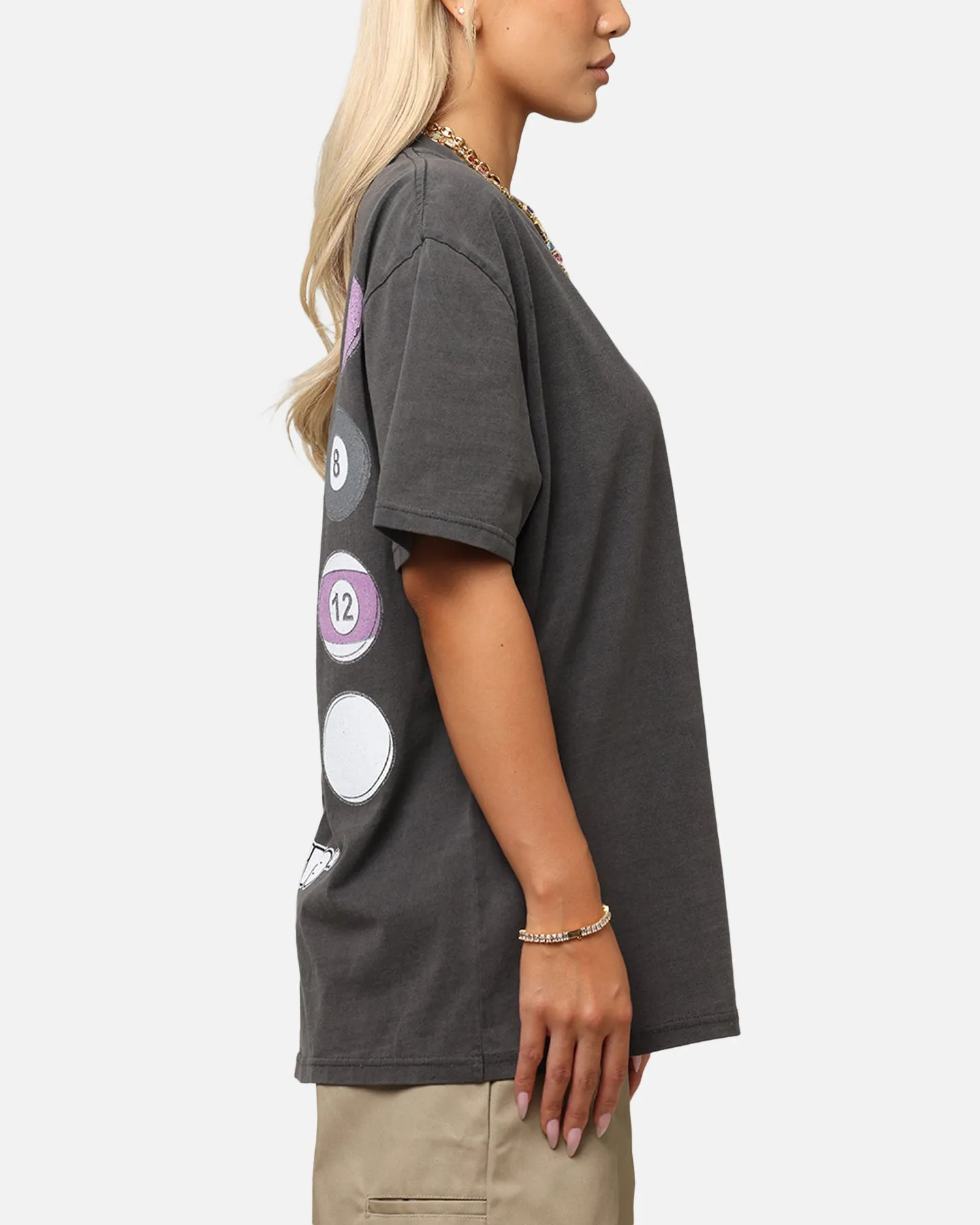 Carre Break T-Shirt Black Wash