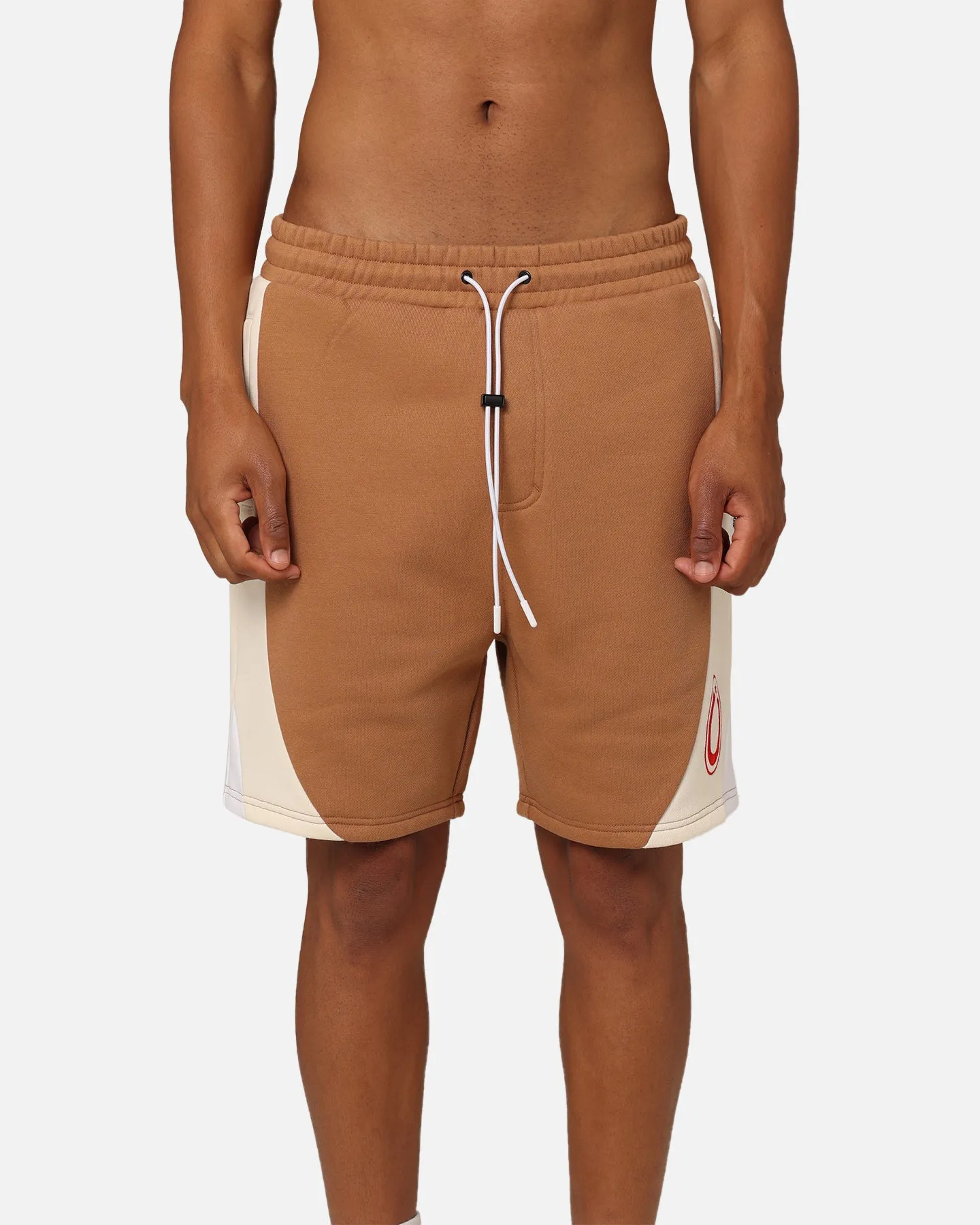 Carre C Star Panelled Shorts Tobacco