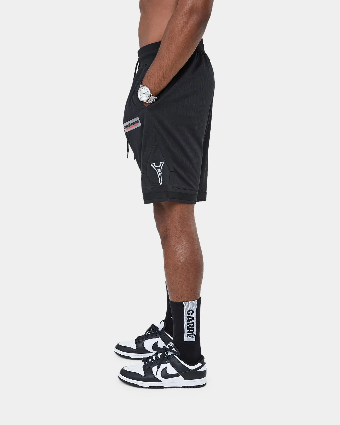 Carre Reflective Champs Ball Shorts Black/Reflective