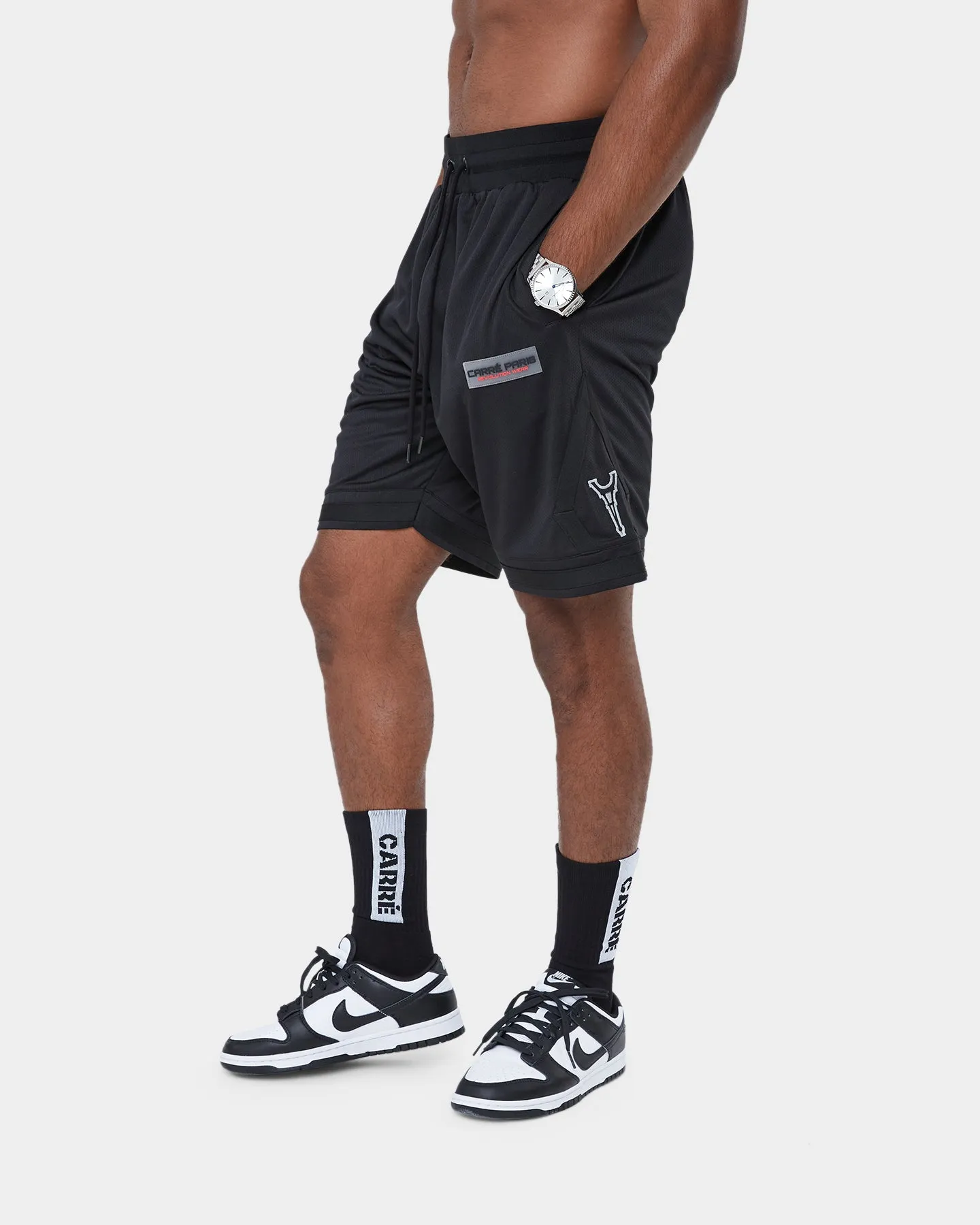 Carre Reflective Champs Ball Shorts Black/Reflective