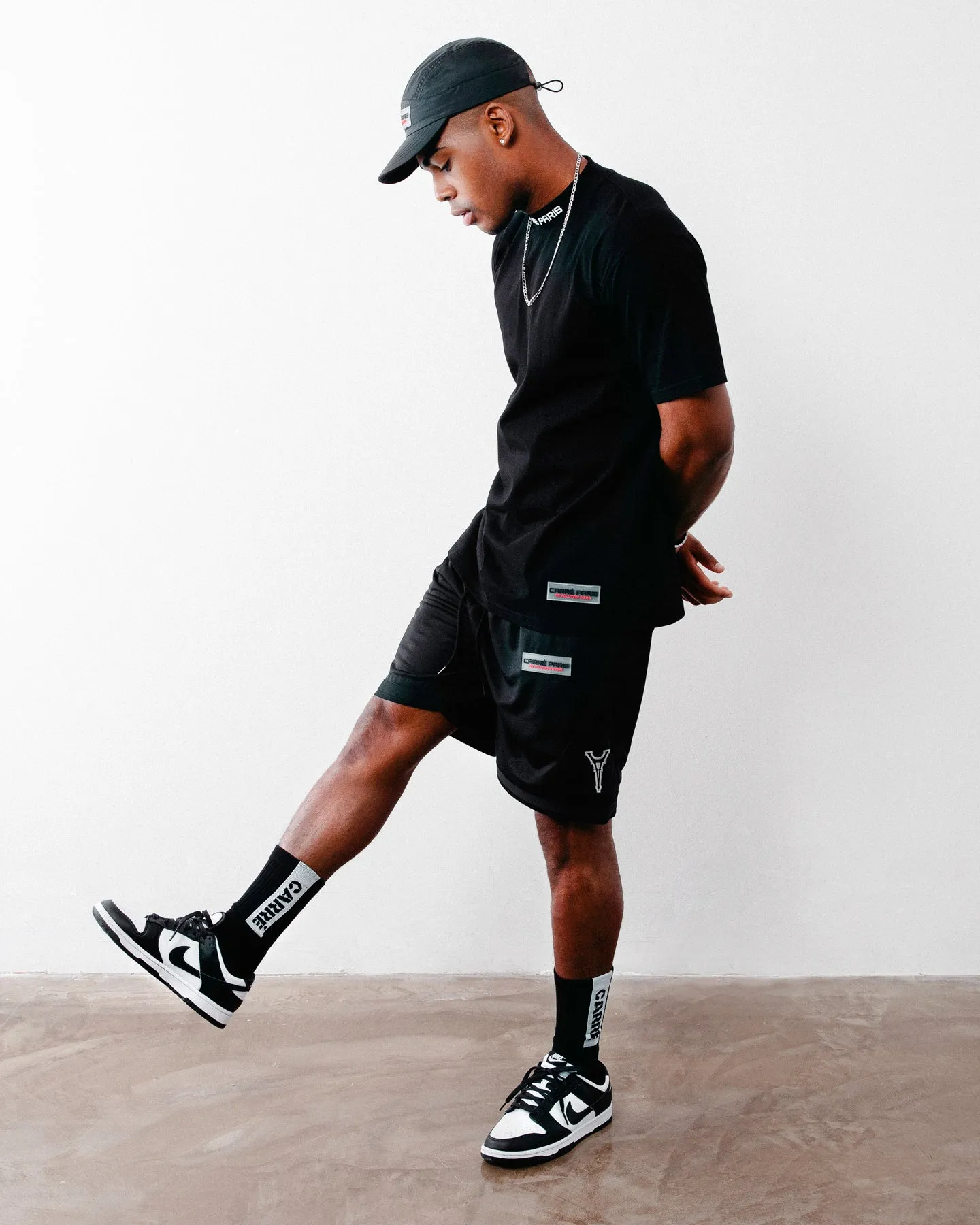 Carre Reflective Champs Ball Shorts Black/Reflective