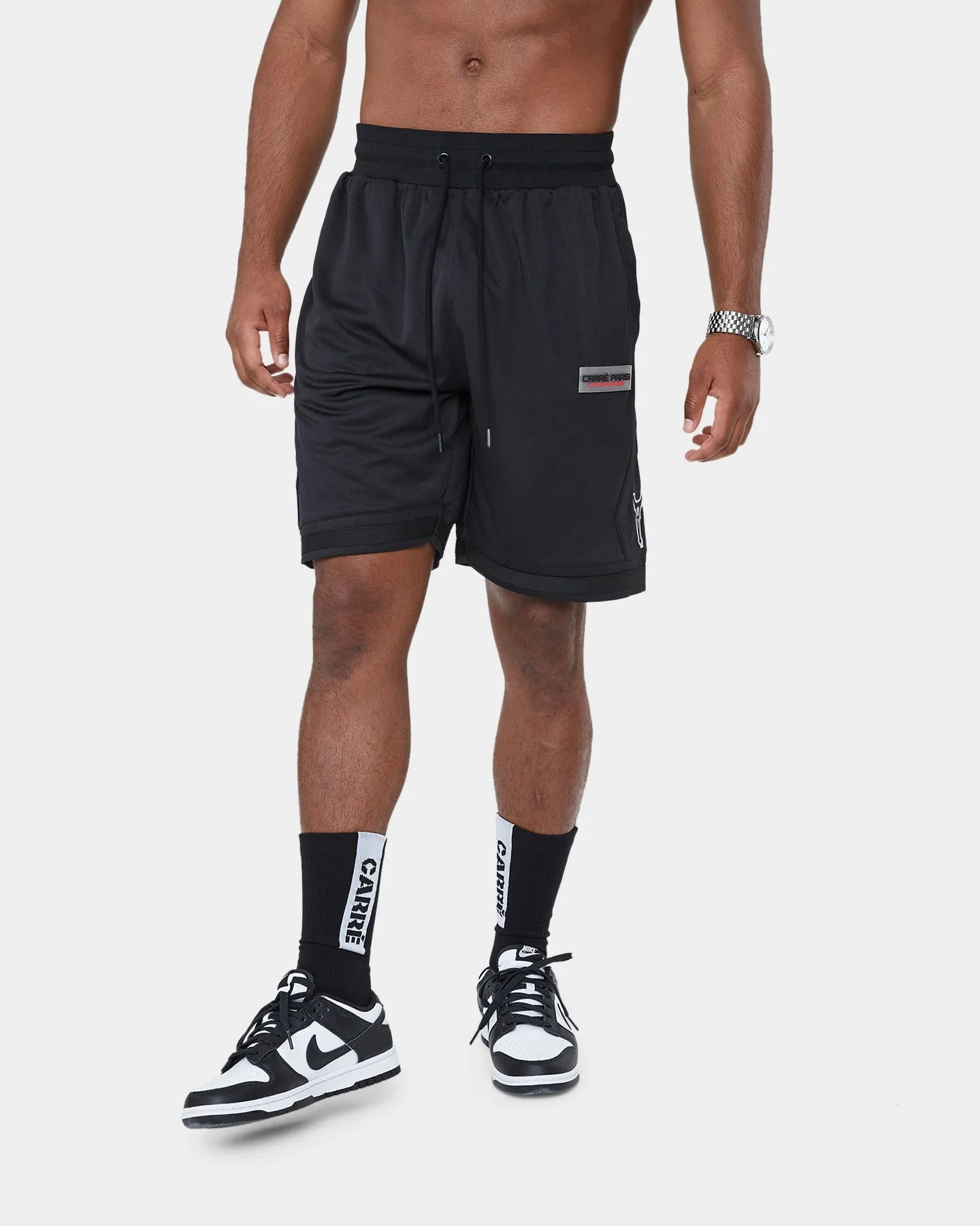 Carre Reflective Champs Ball Shorts Black/Reflective