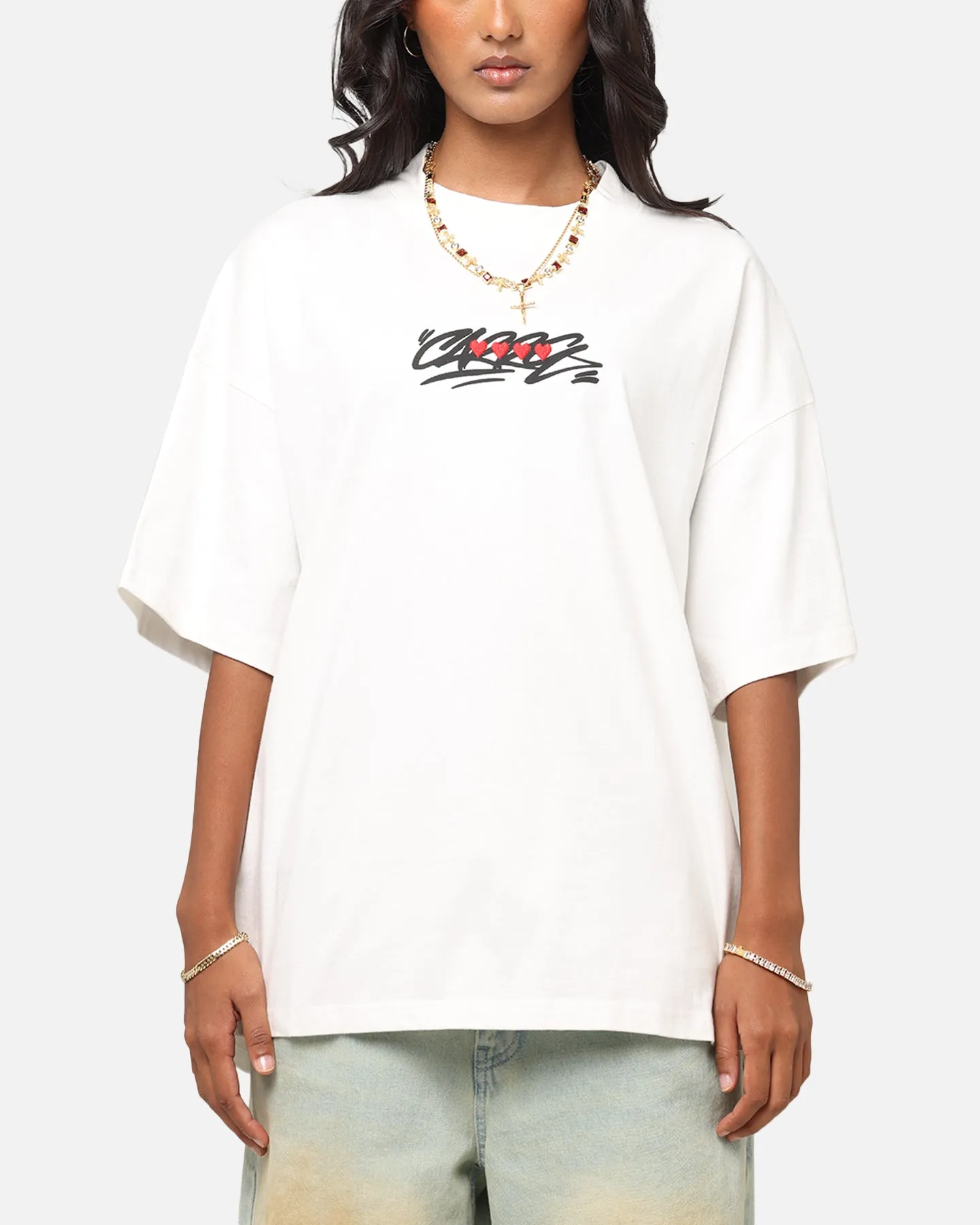 Carre Romance T-Shirt Off White