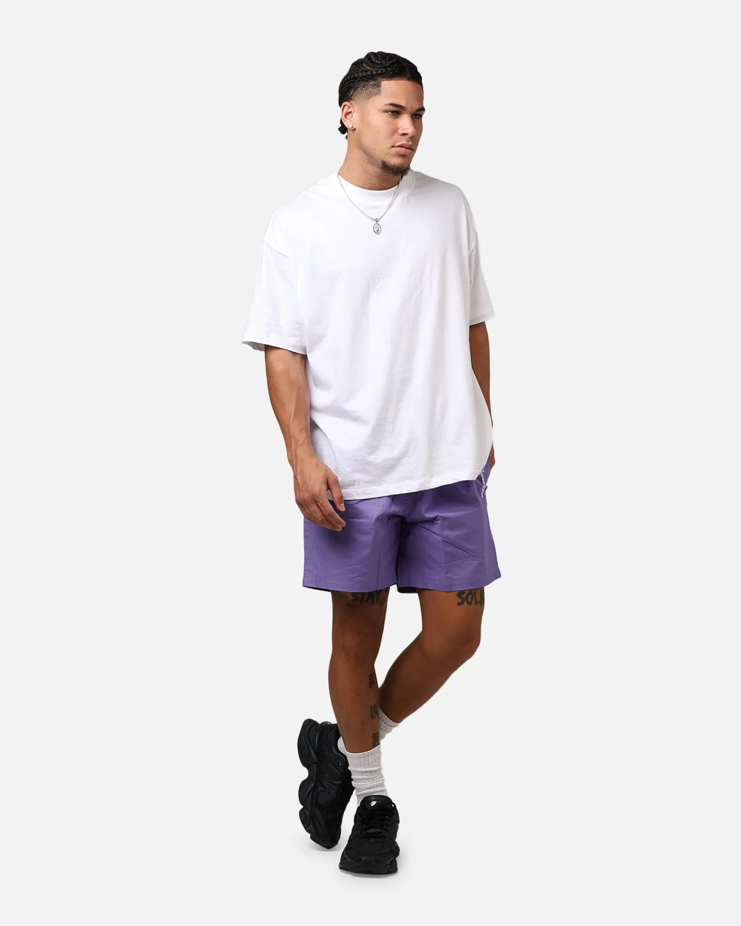 Carre Rosebud Beach Shorts Purple
